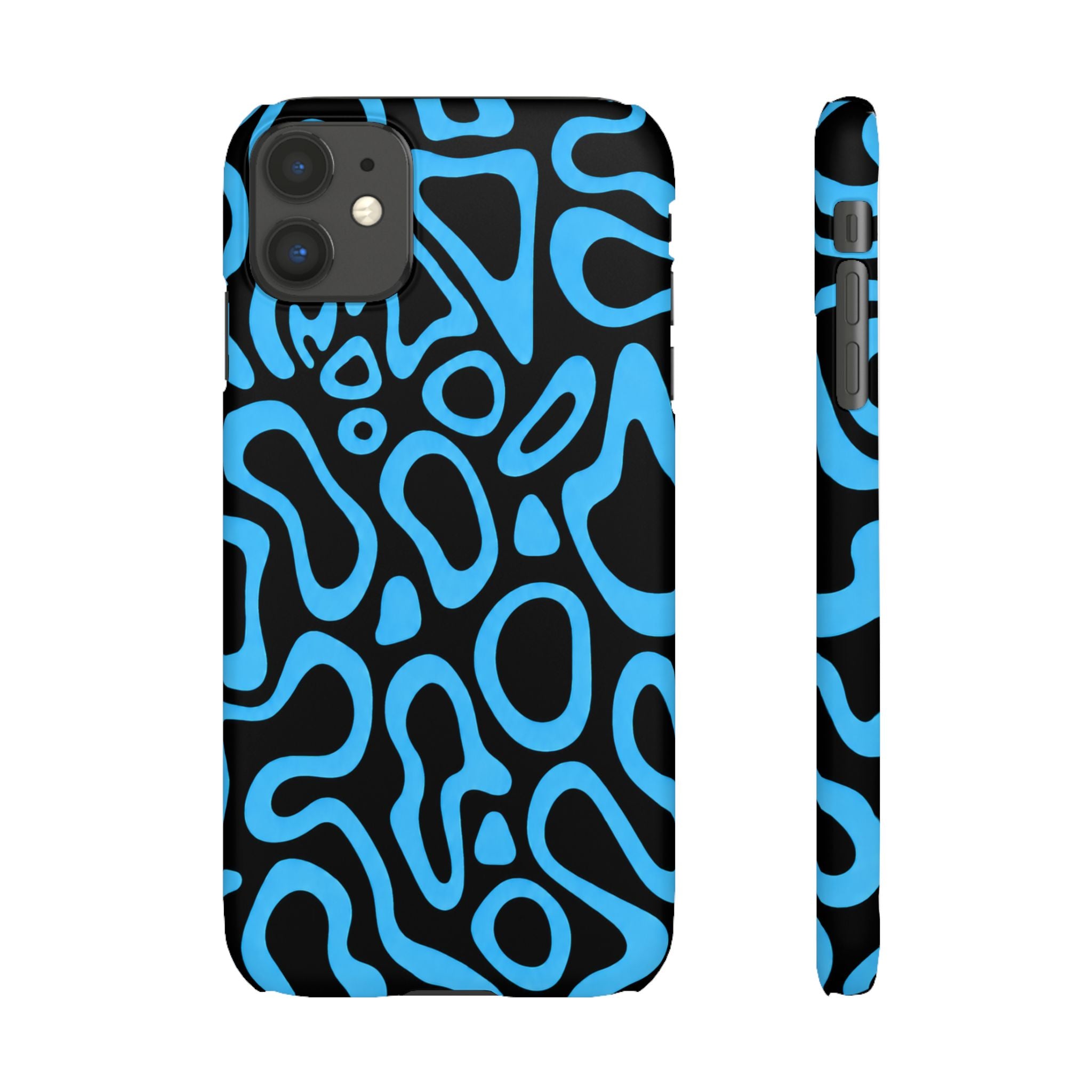 KÉK MINTÁS SAMSUNG IPHONE TOK