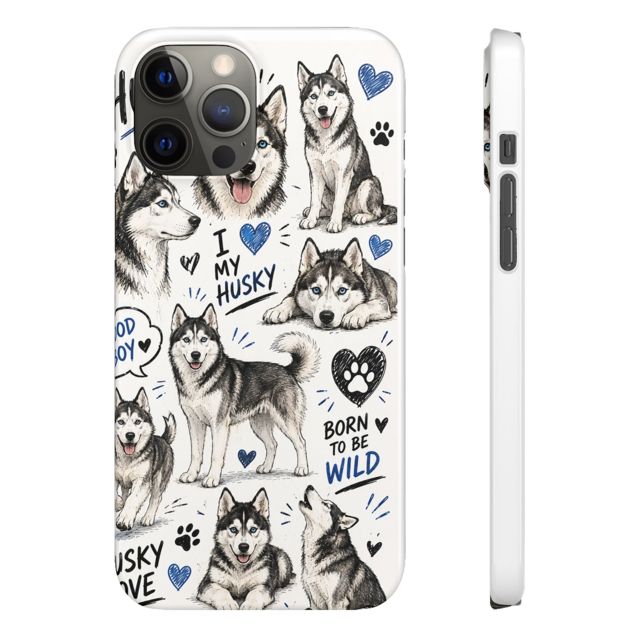 HUSKY MINTÁS IPHONE TOK