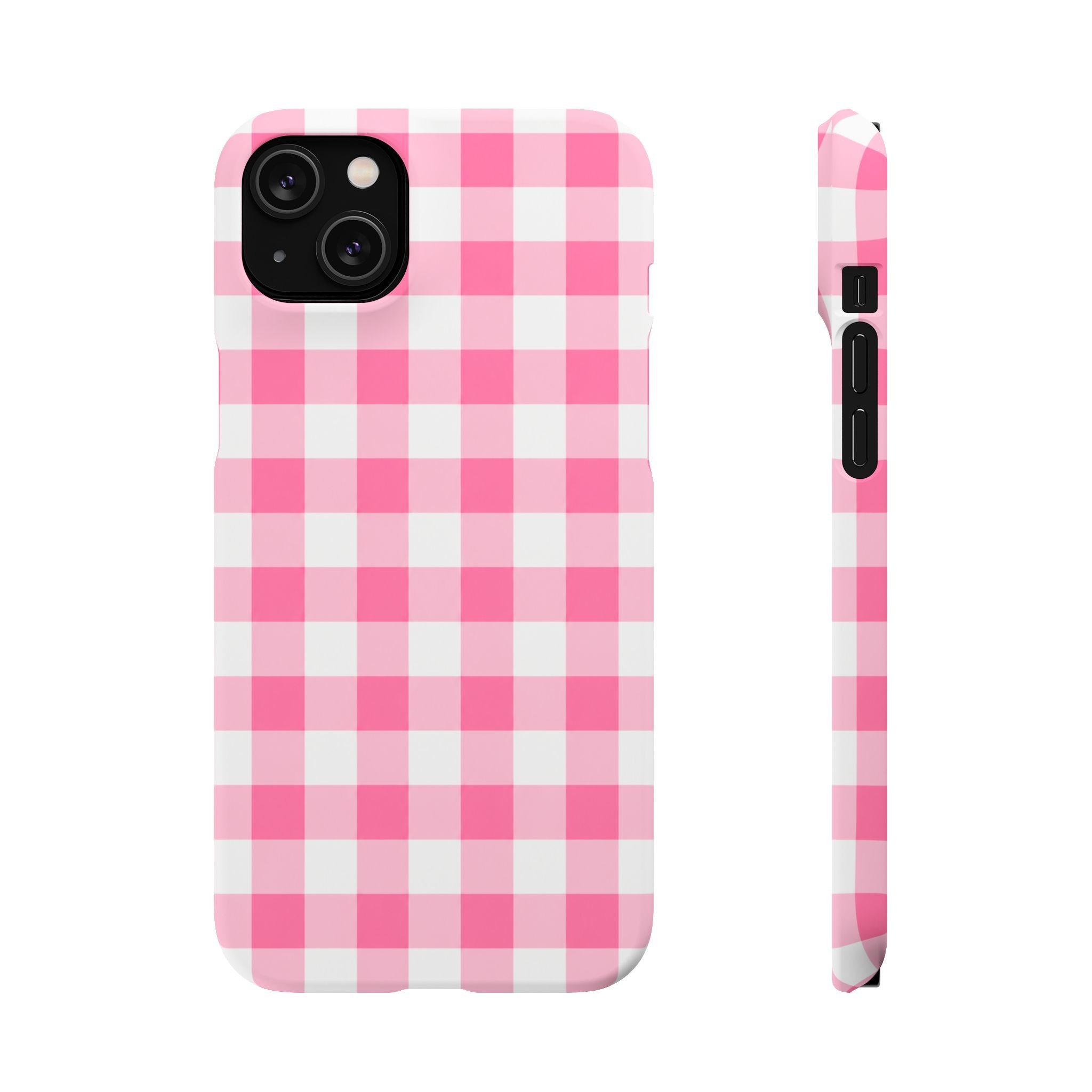 RÓZSASZIN KOCKÁS SAMSUNG IPHONE TOK
