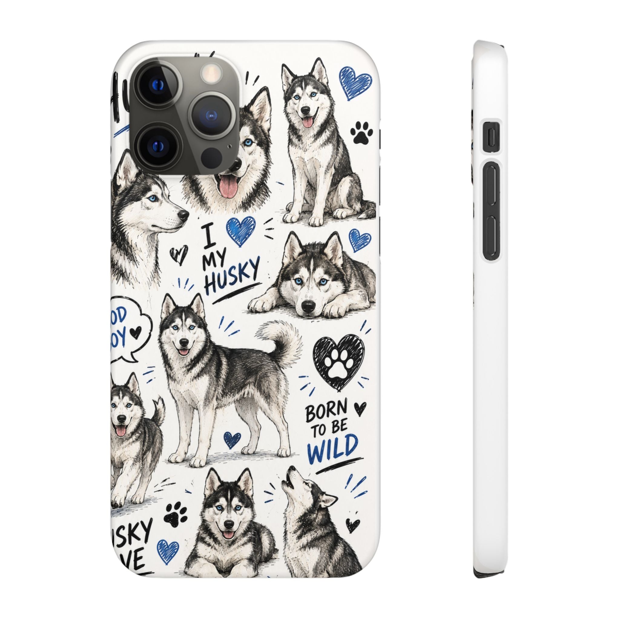 HUSKY MINTÁS IPHONE TOK