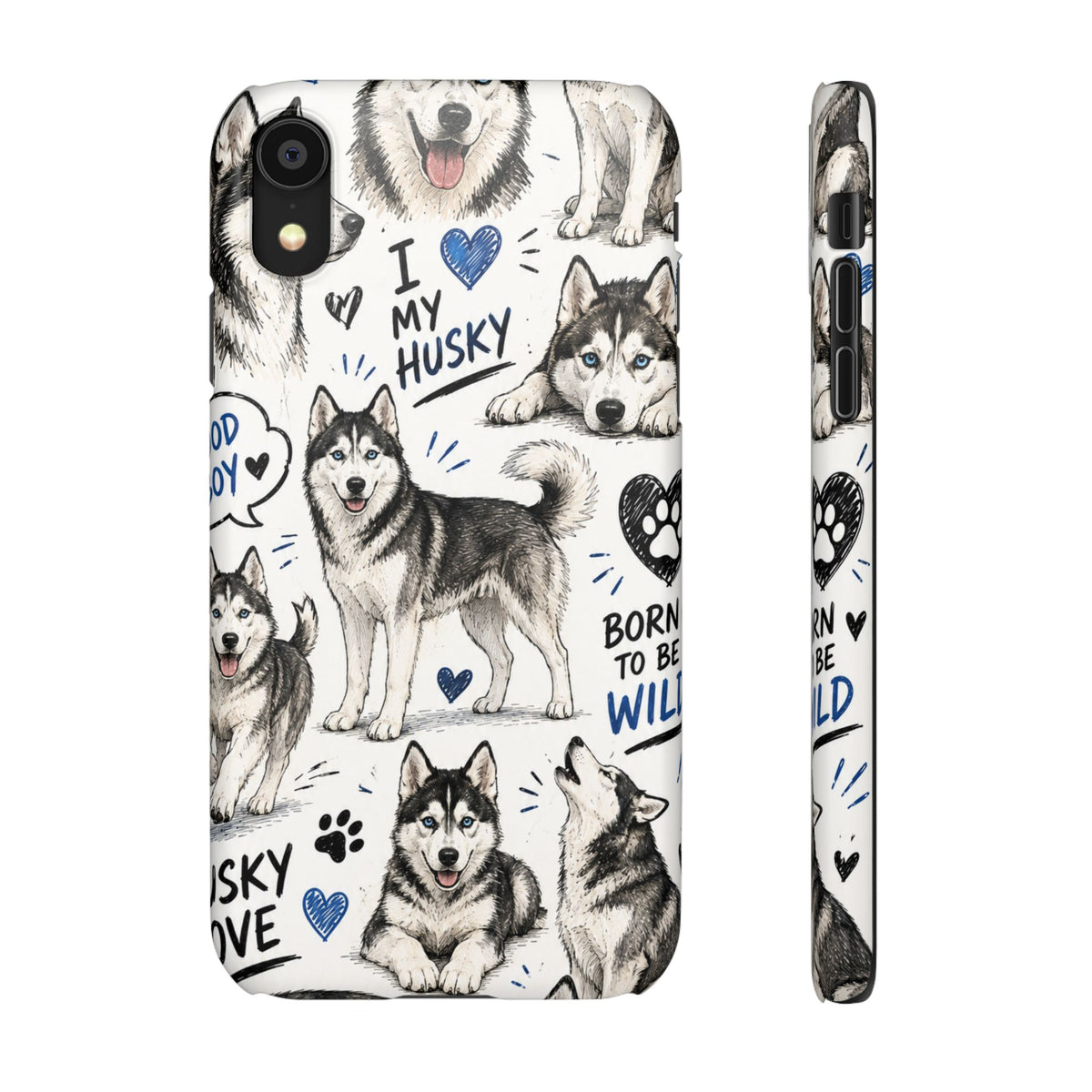 HUSKY MINTÁS IPHONE TOK.