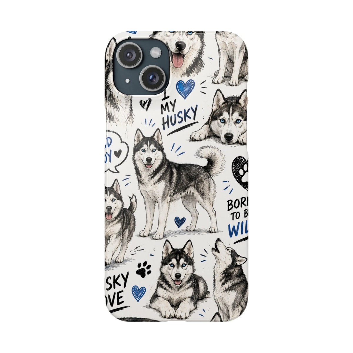HUSKY MINTÁS IPHONE TOK