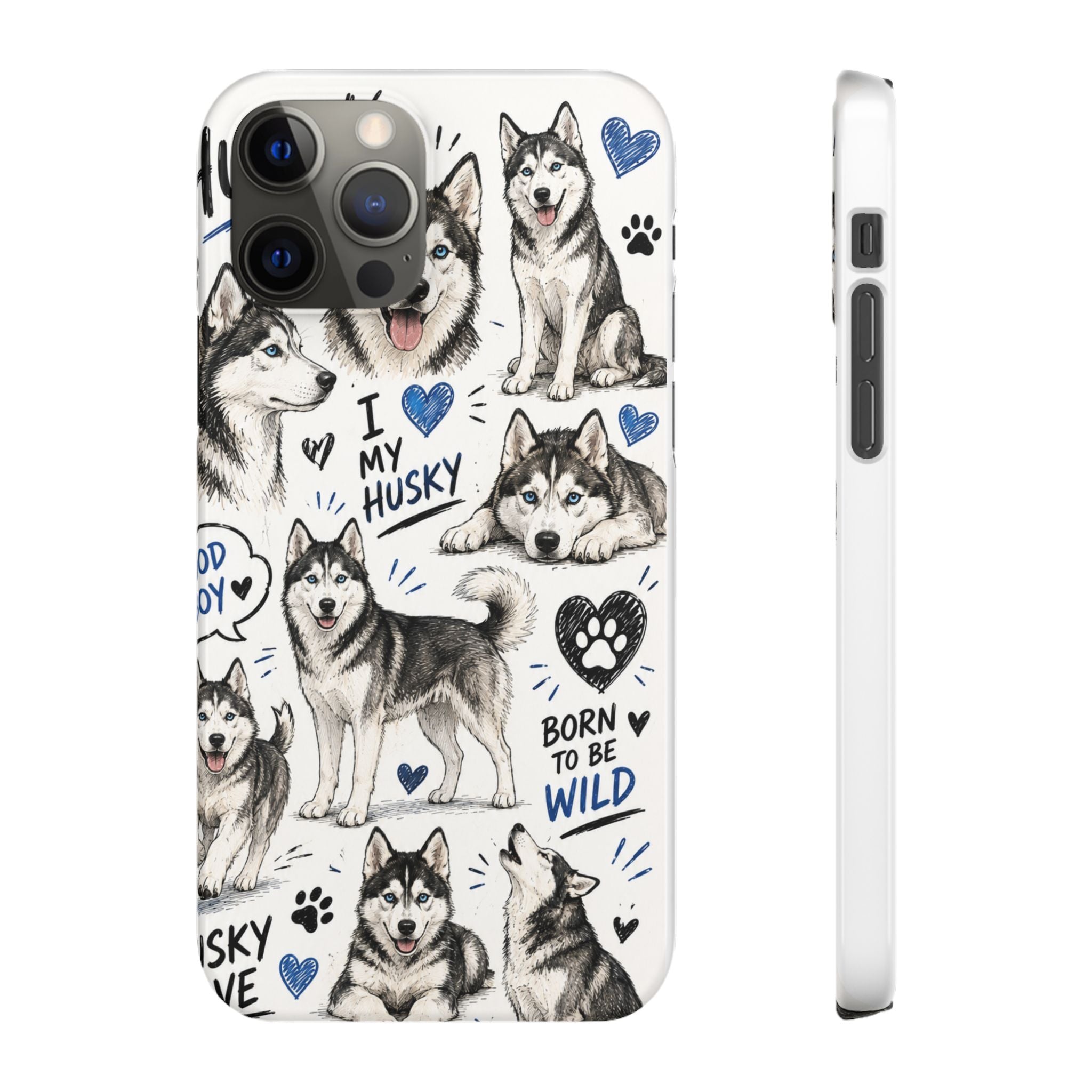 HUSKY MINTÁS IPHONE TOK