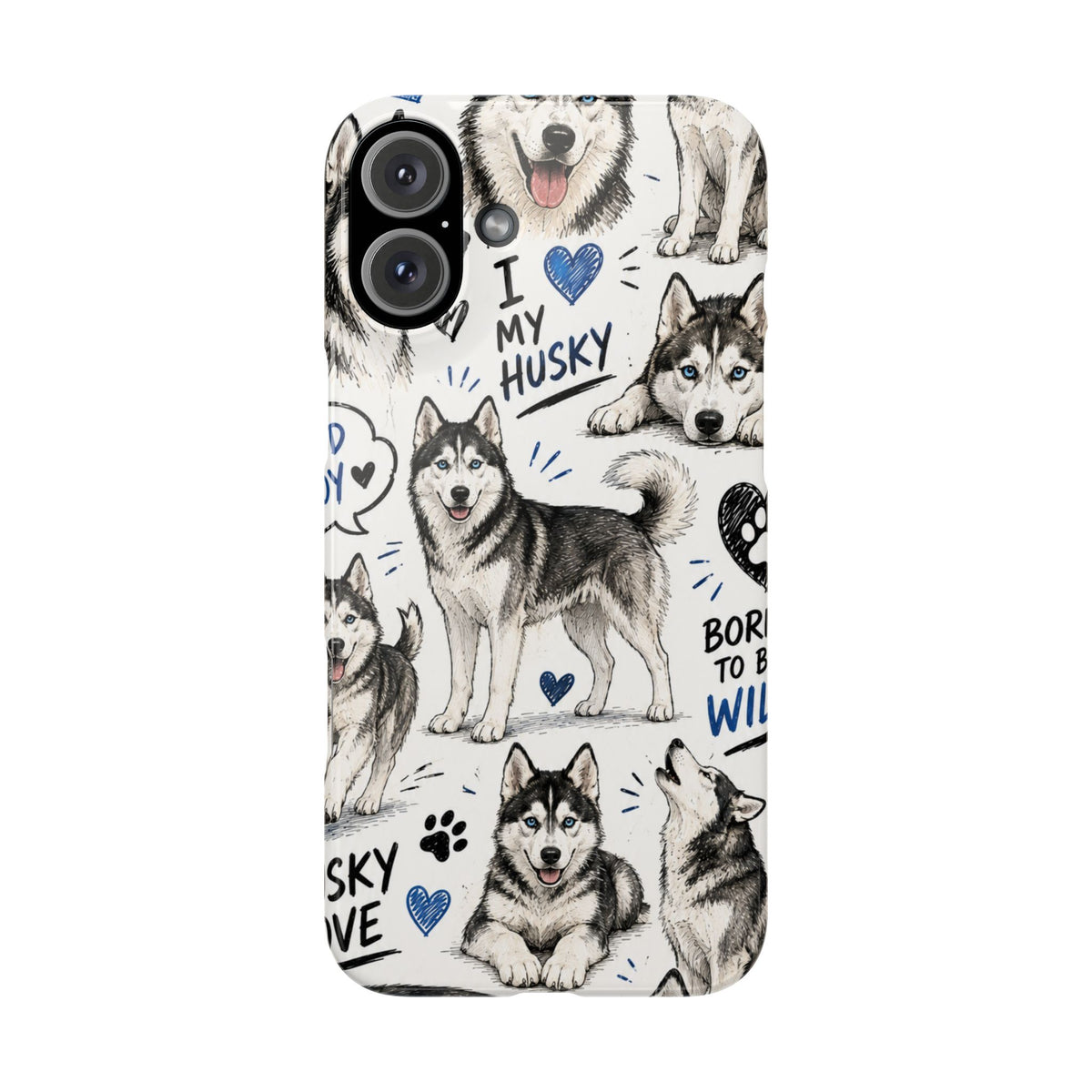 HUSKY MINTÁS IPHONE TOK