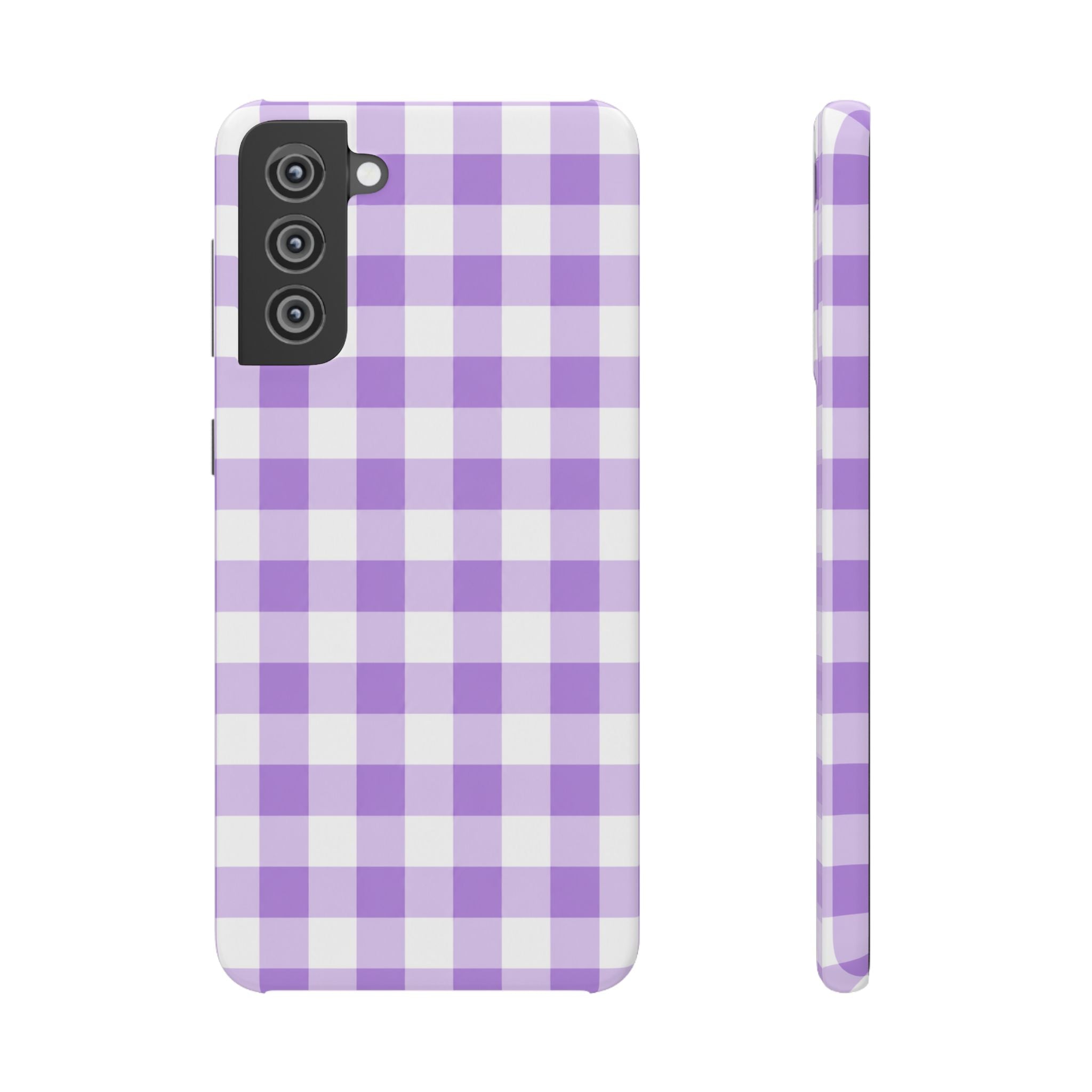 LILA KOCKÁS SAMSUNG IPHONE TOK