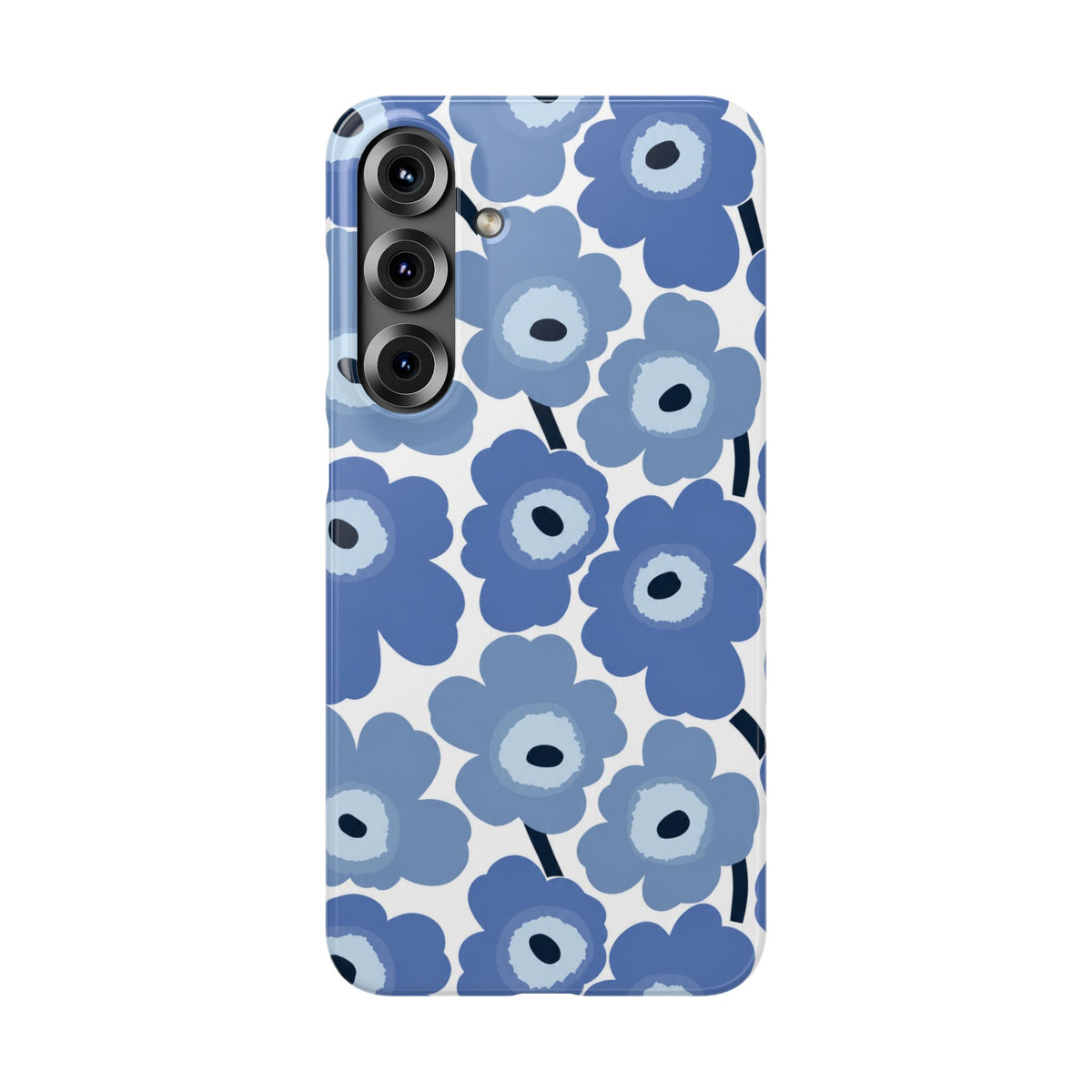 KÉK VIRÁGOS SAMSUNG IPHONE TOK
