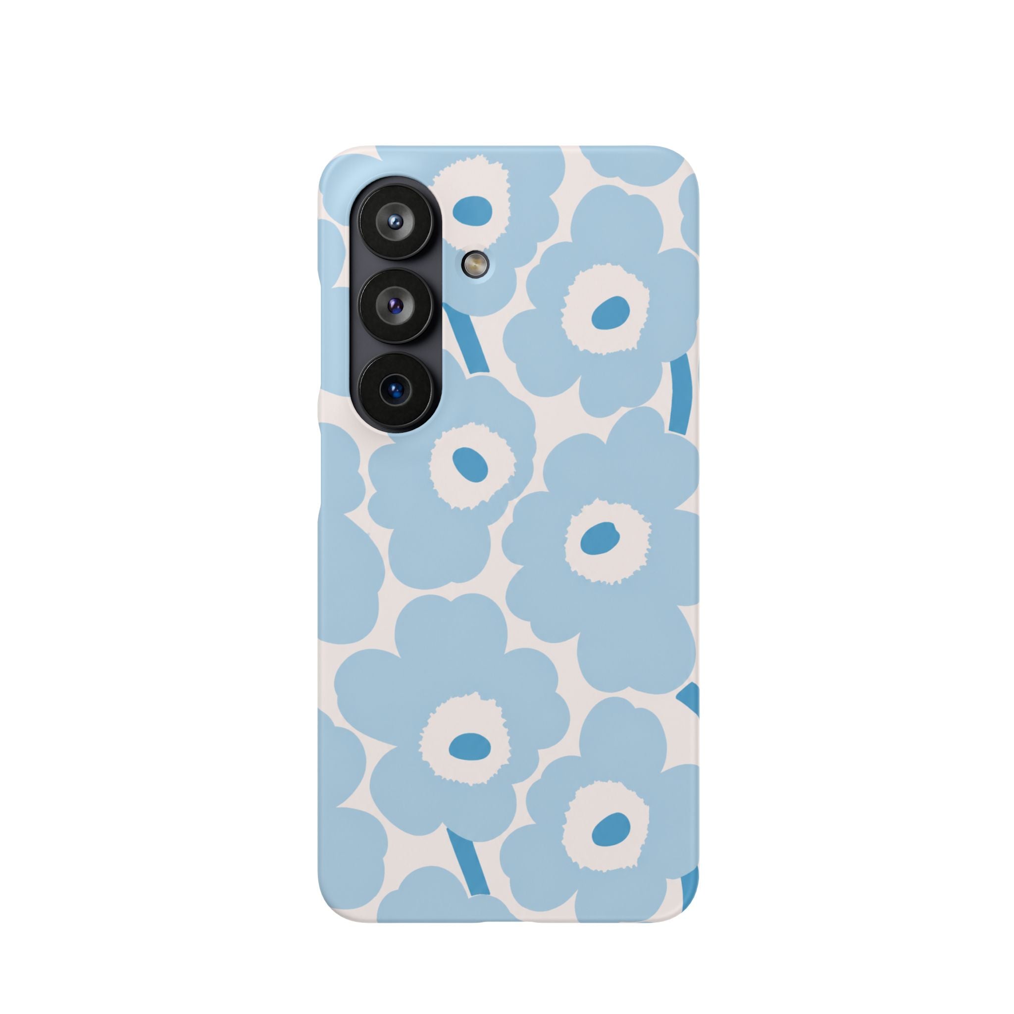 KÉK VIRÁGOS SAMSUNG IPHONE TOK