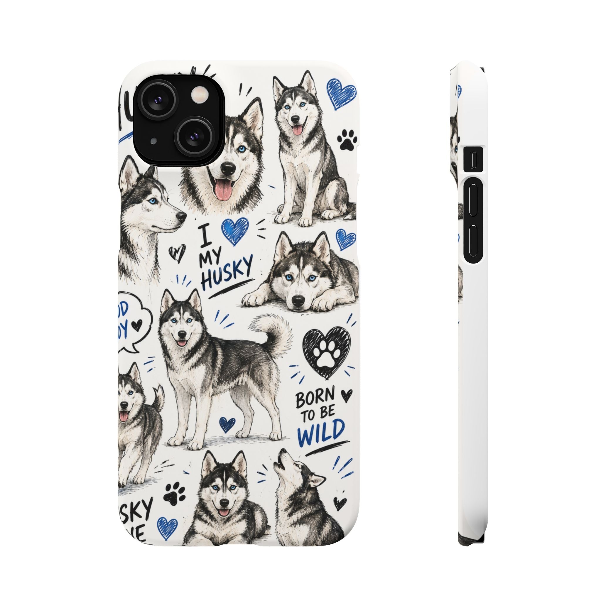 HUSKY MINTÁS IPHONE TOK