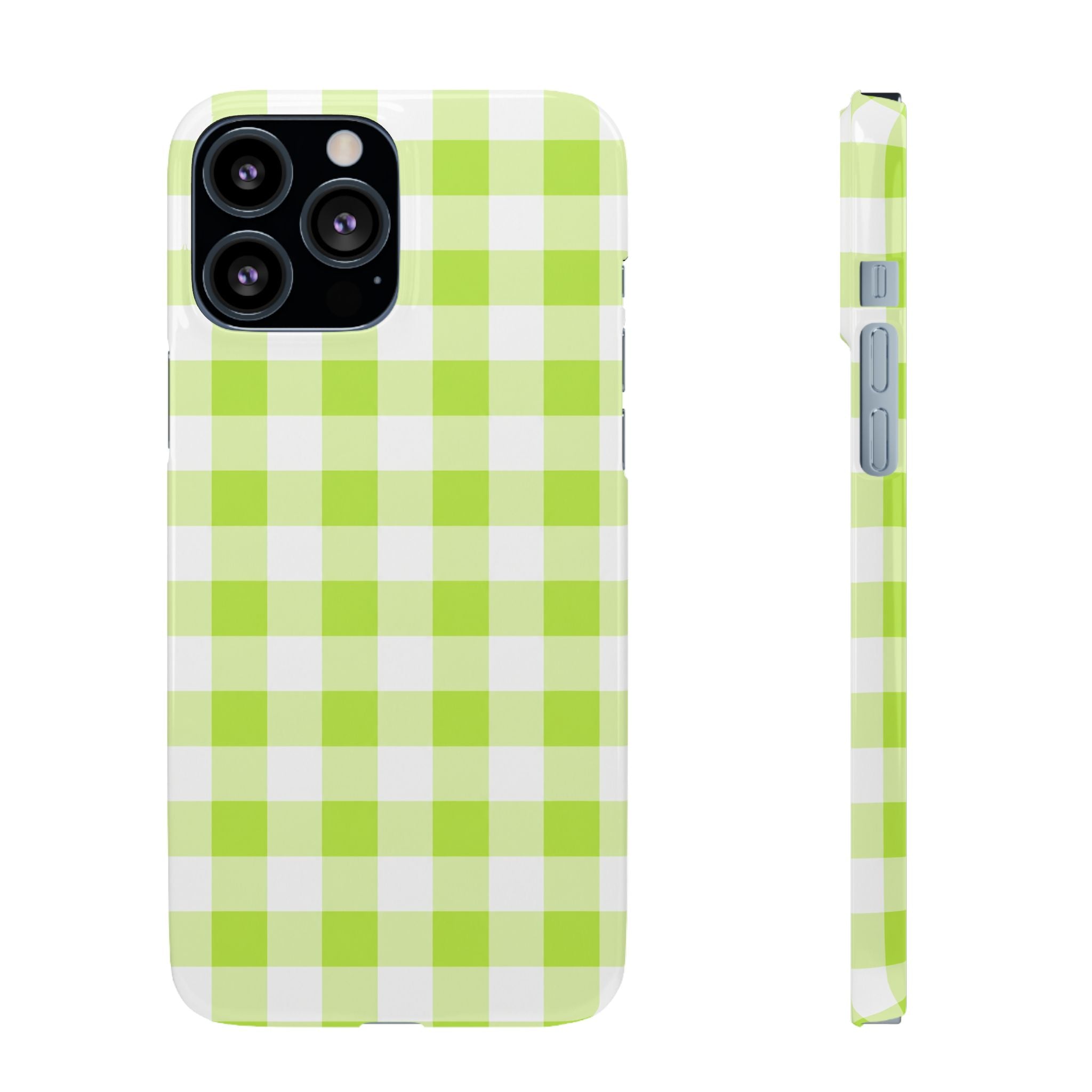 ZÖLD KOCKÁS SAMSUNG IPHONE TOK