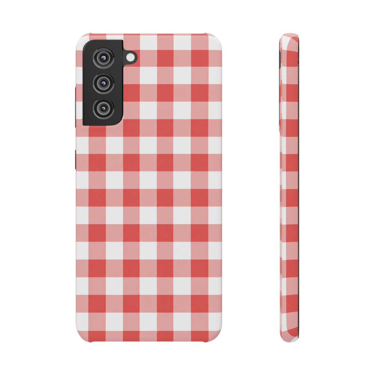 PIROS KOCKÁS SAMSUNG IPHONE TOK