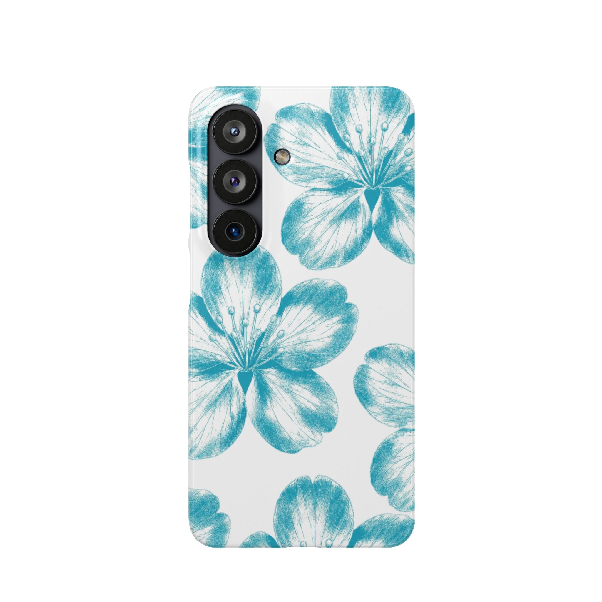 KÉK VIRÁGOK SAMSUNG IPHONE TOK
