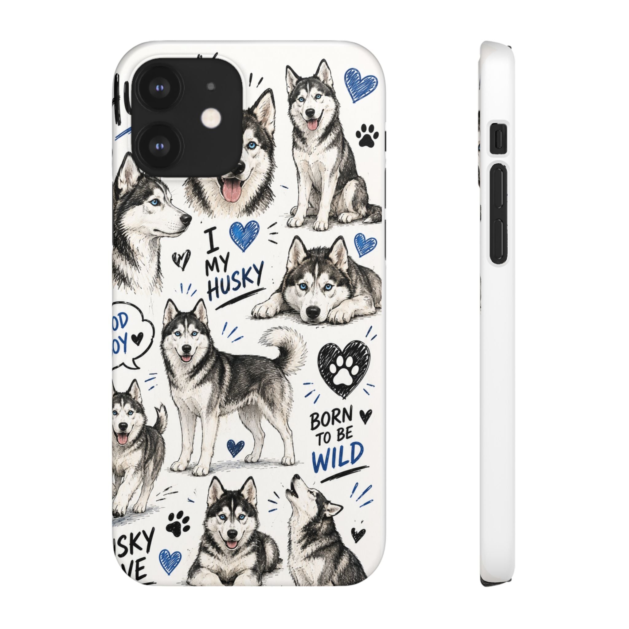 HUSKY MINTÁS IPHONE TOK