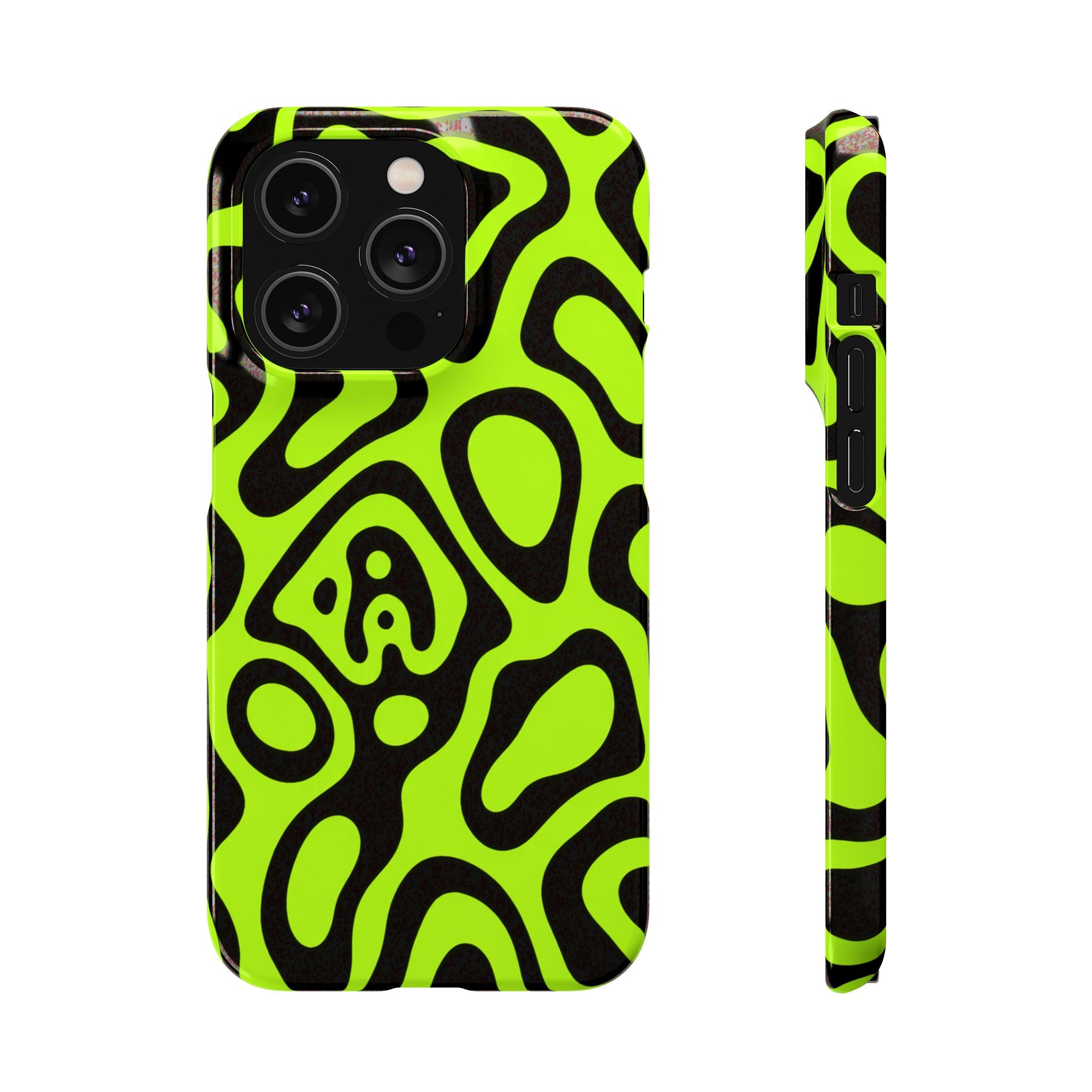 ZÖLD MINTÁS SAMSUNG IPHONE TOK