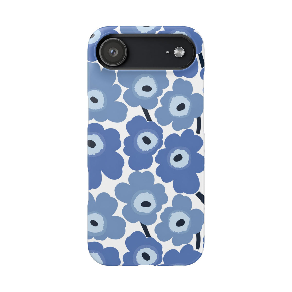 KÉK VIRÁGOS SAMSUNG IPHONE TOK