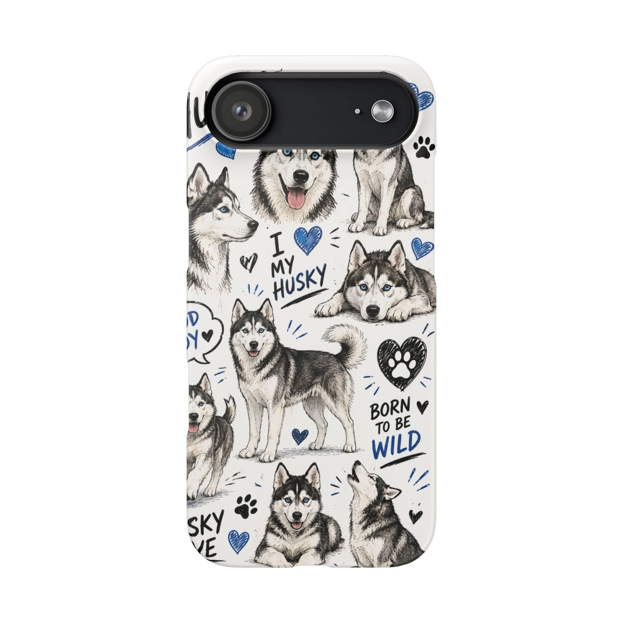 HUSKY MINTÁS IPHONE TOK