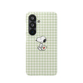 SNOOPY ZÖLD KOCKÁS SAMSUNG IPHONE TOK