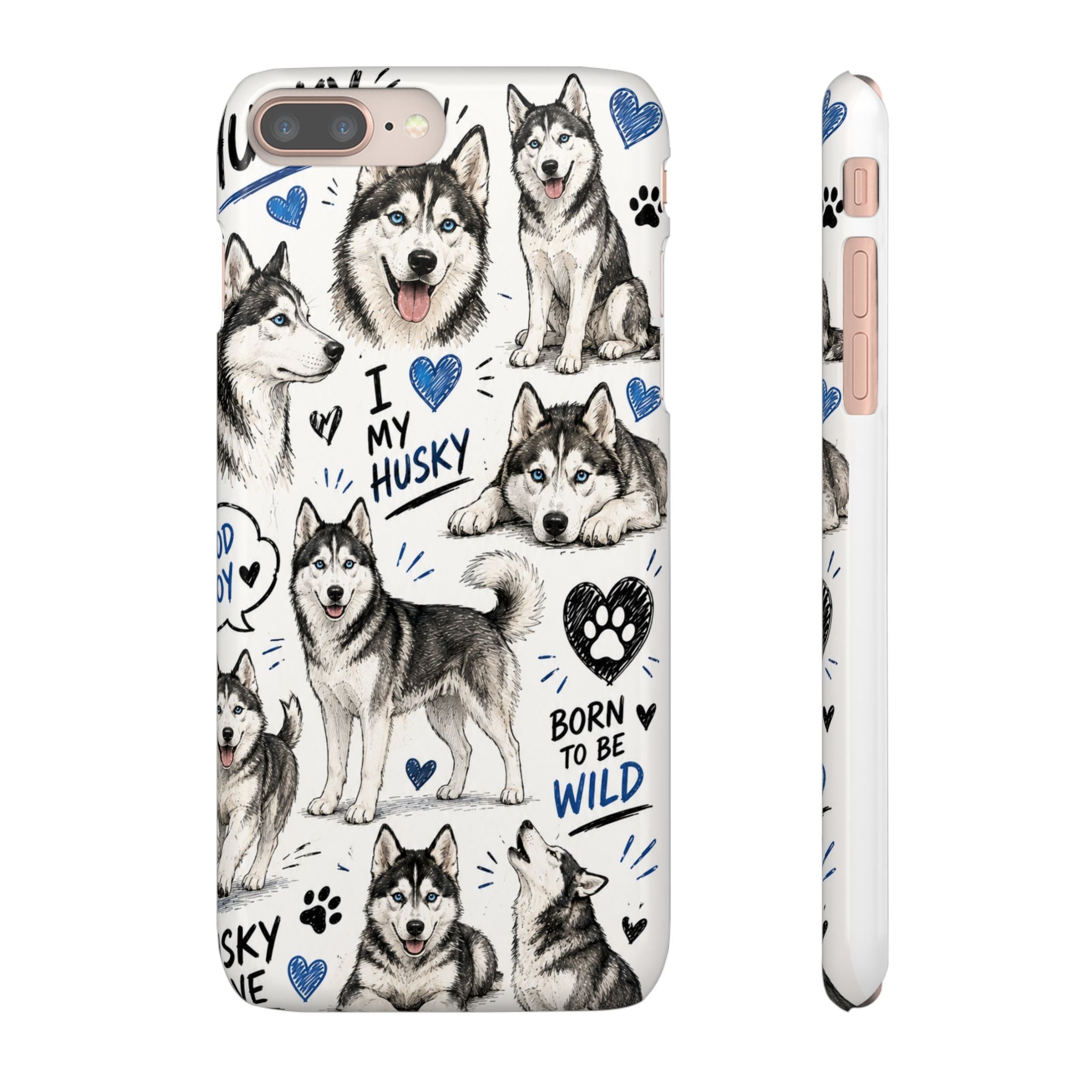 HUSKY MINTÁS IPHONE TOK.