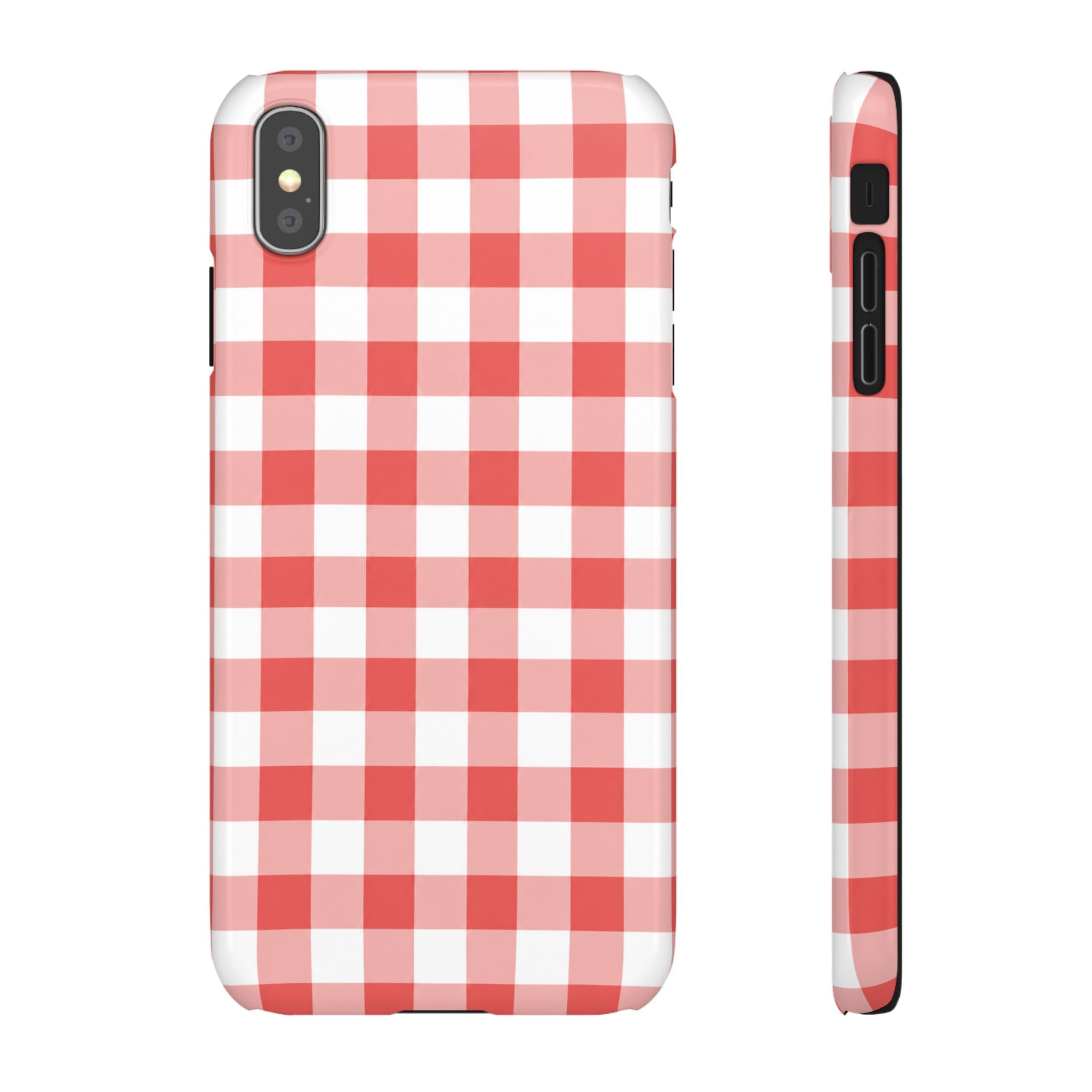 PIROS KOCKÁS SAMSUNG IPHONE TOK