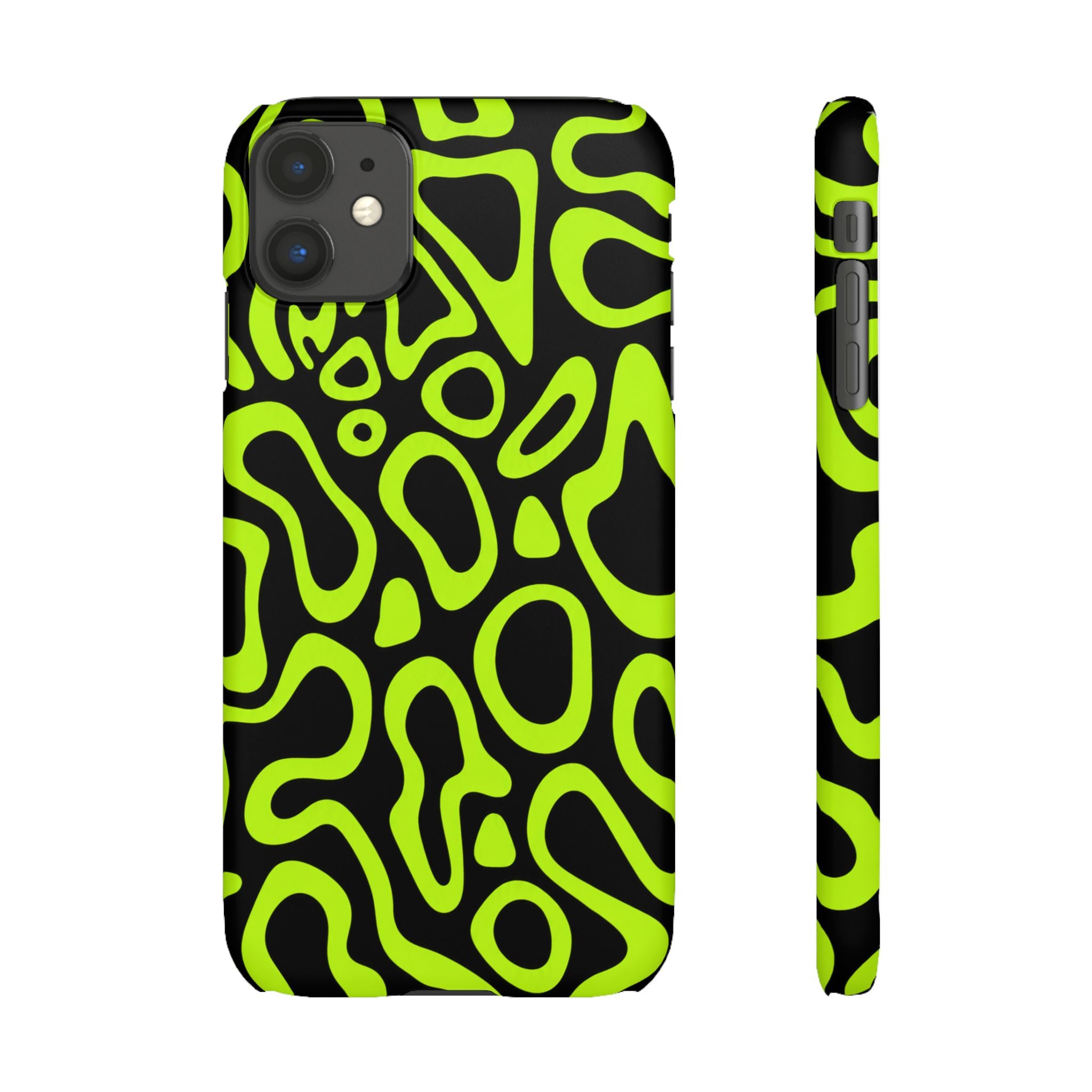 ZÖLD MINTÁS SAMSUNG IPHONE TOK