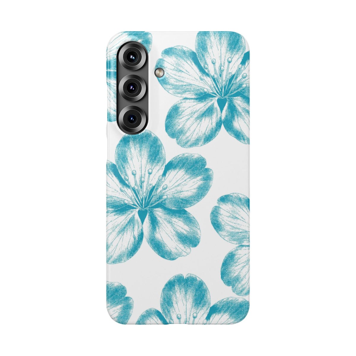 KÉK VIRÁGOK SAMSUNG IPHONE TOK