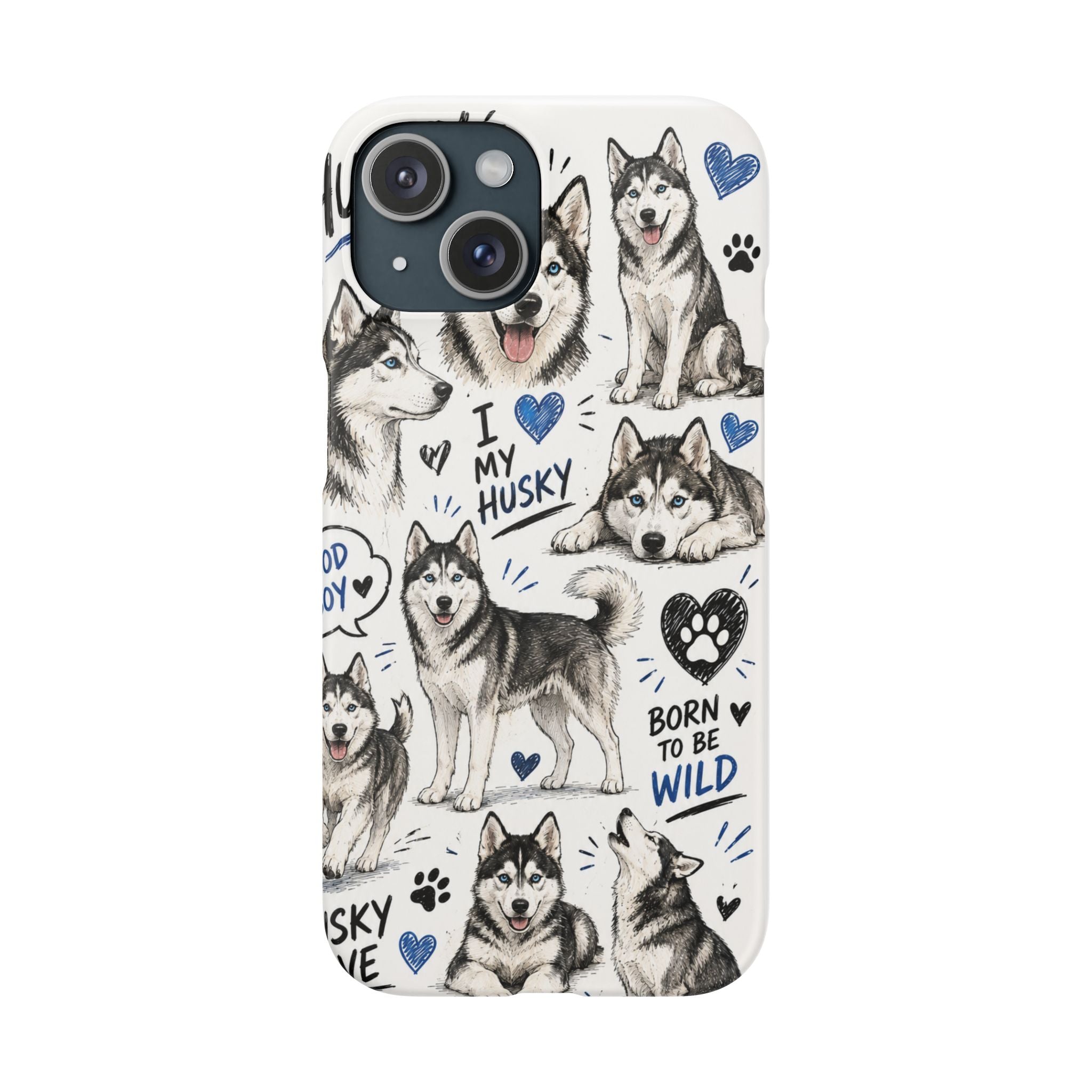 HUSKY MINTÁS IPHONE TOK
