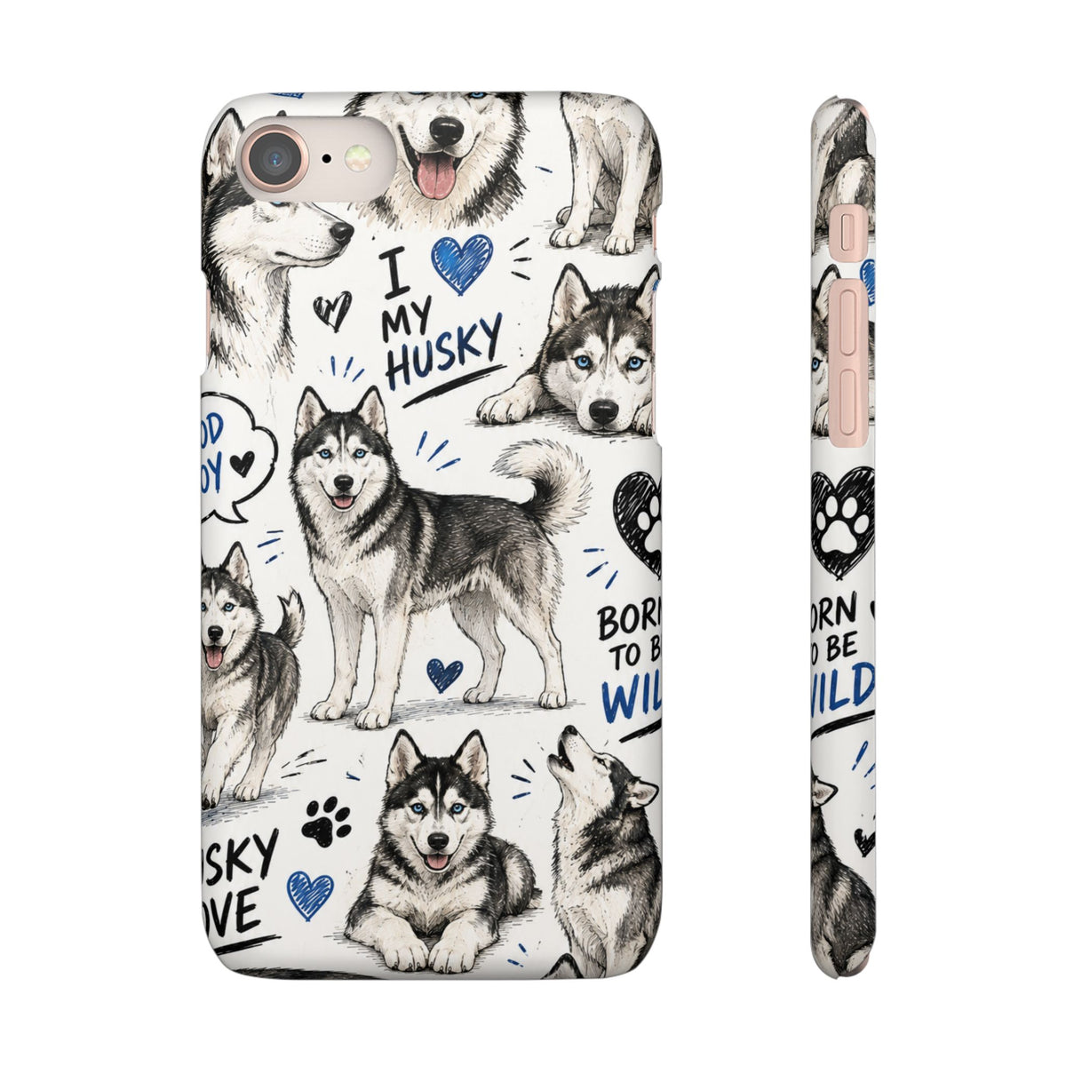 HUSKY MINTÁS IPHONE TOK.