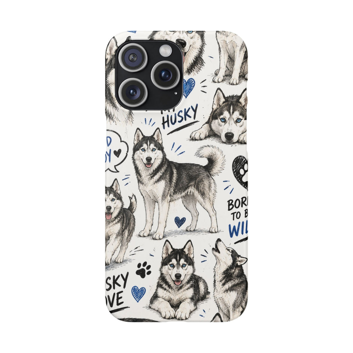 HUSKY MINTÁS IPHONE TOK
