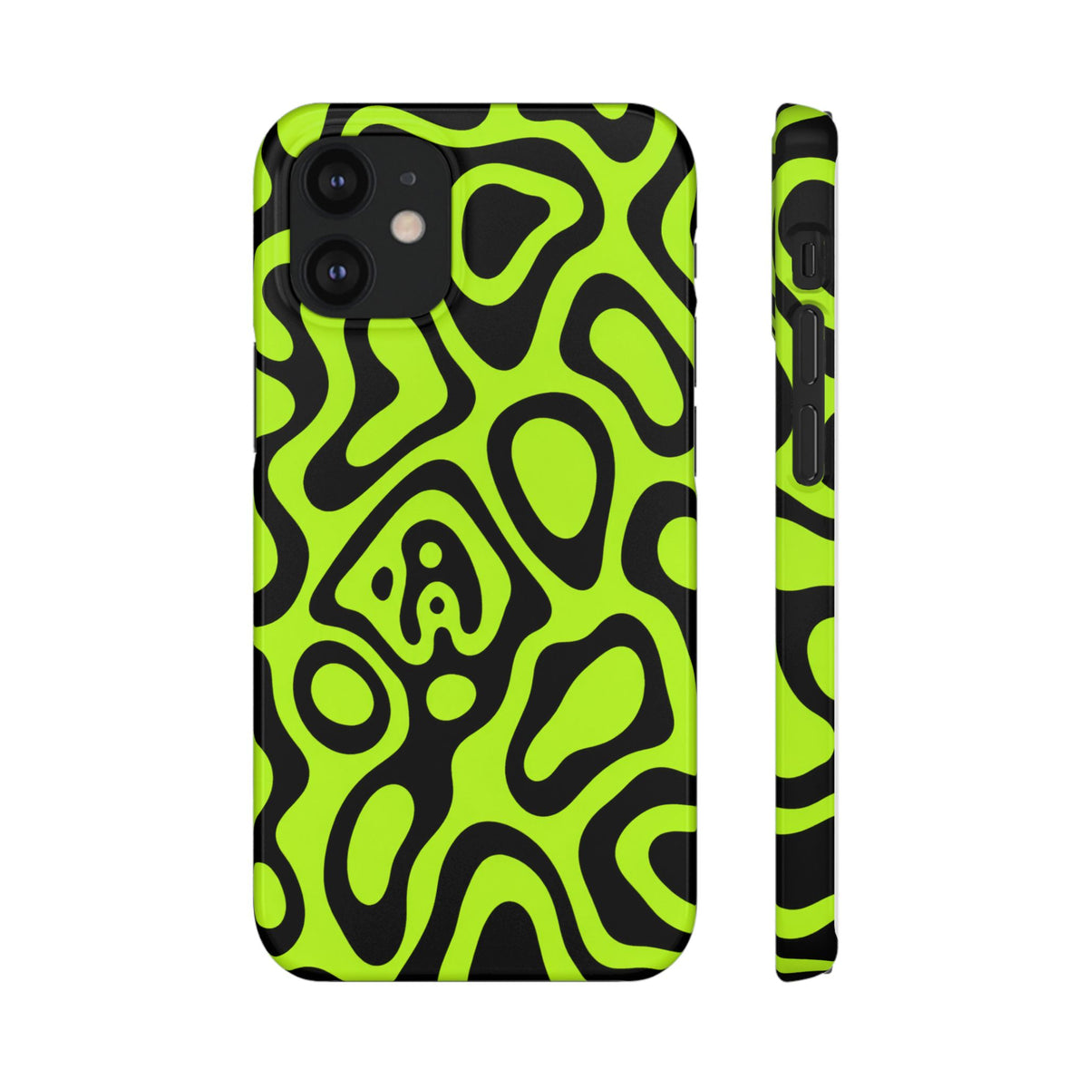 ZÖLD MINTÁS SAMSUNG IPHONE TOK