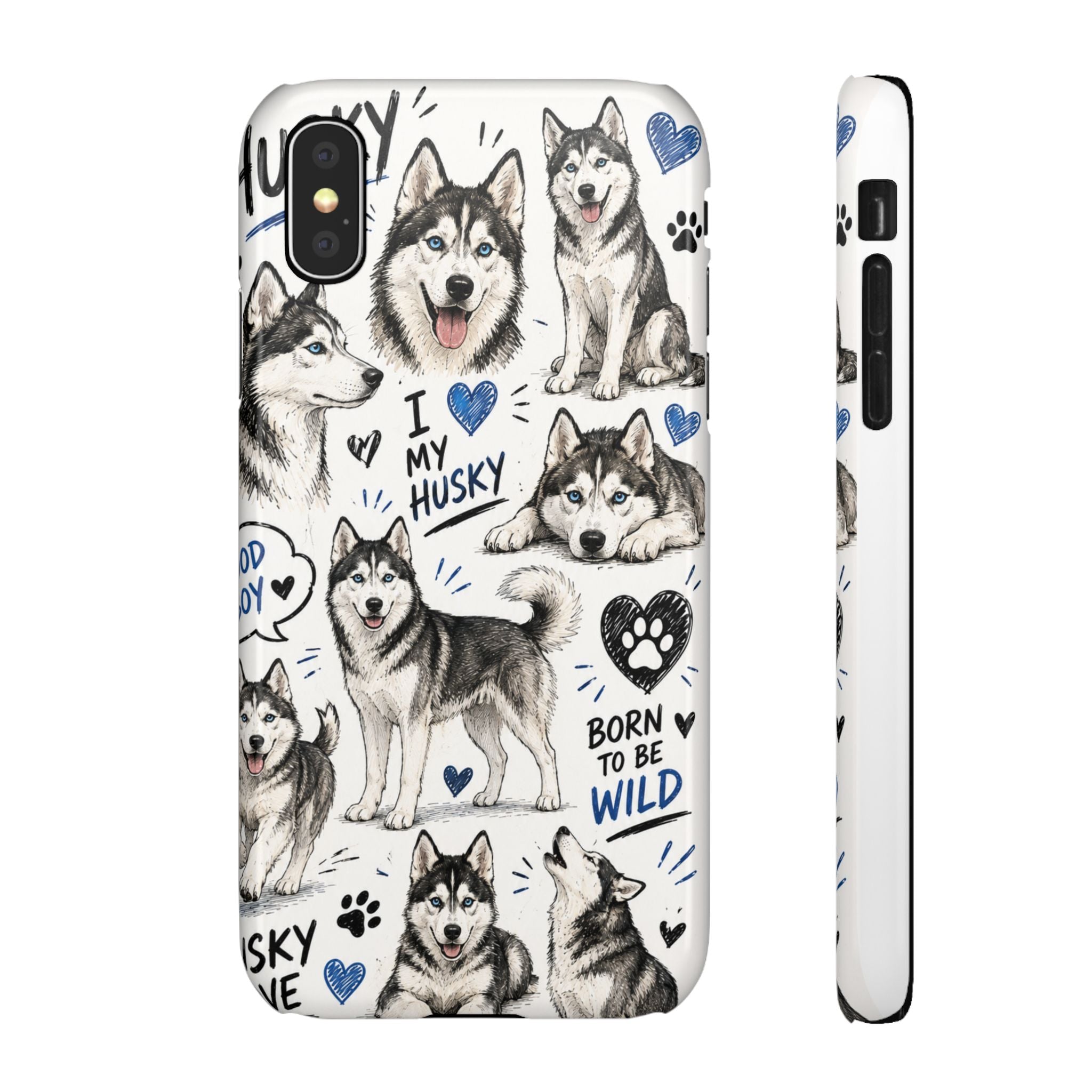 HUSKY MINTÁS IPHONE TOK.