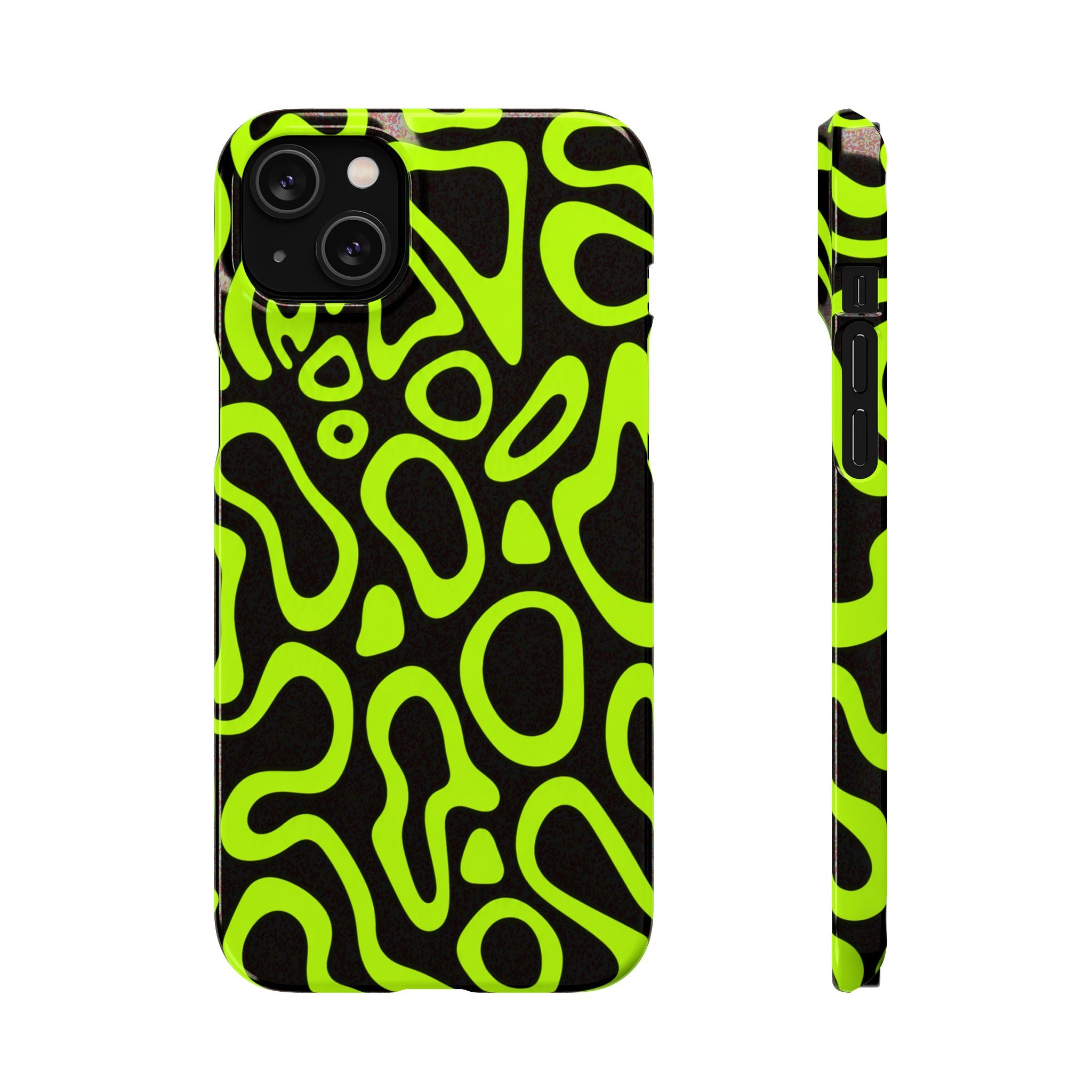 ZÖLD MINTÁS SAMSUNG IPHONE TOK