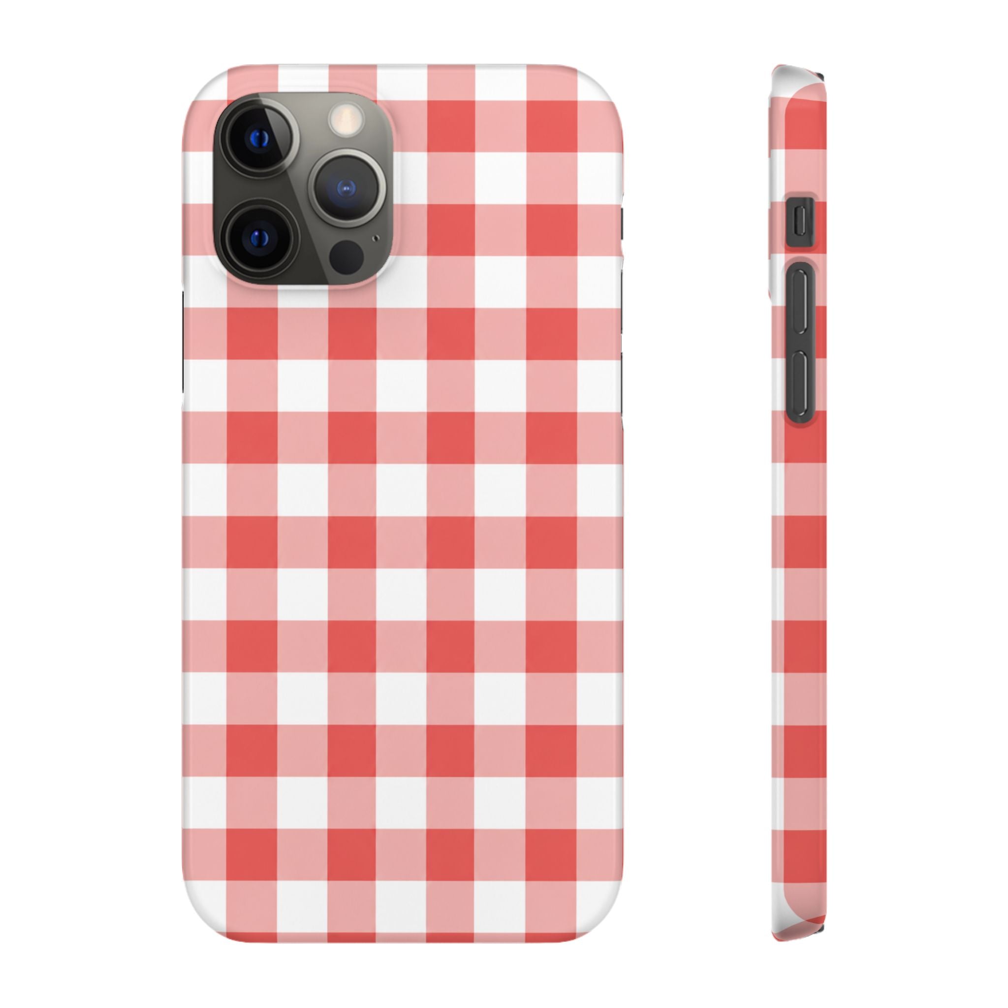 PIROS KOCKÁS SAMSUNG IPHONE TOK