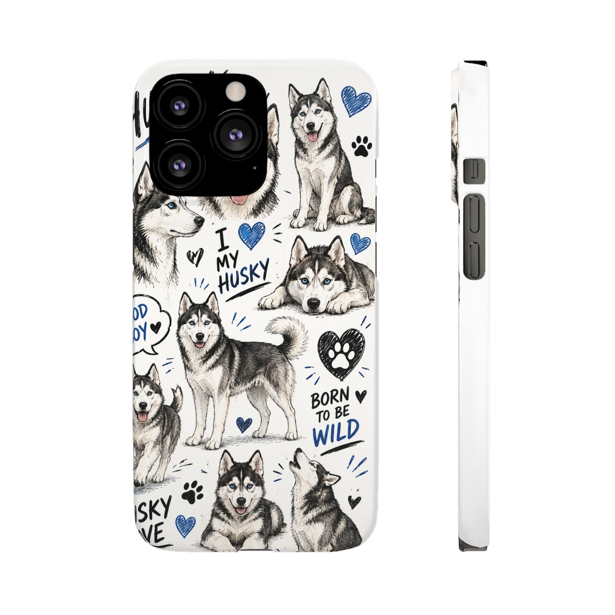 HUSKY MINTÁS IPHONE TOK