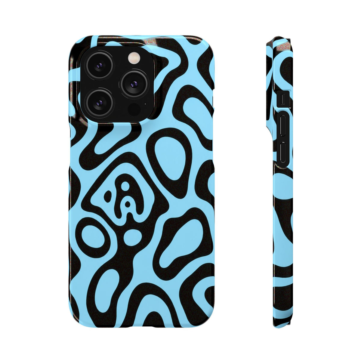KÉK MINTÁS SAMSUNG IPHONE TOK