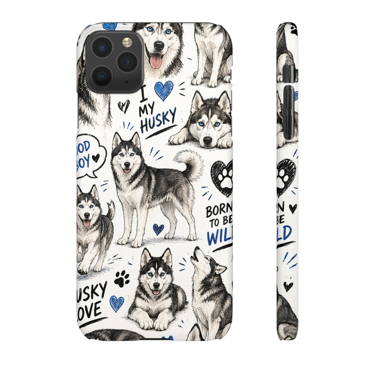 HUSKY MINTÁS IPHONE TOK.