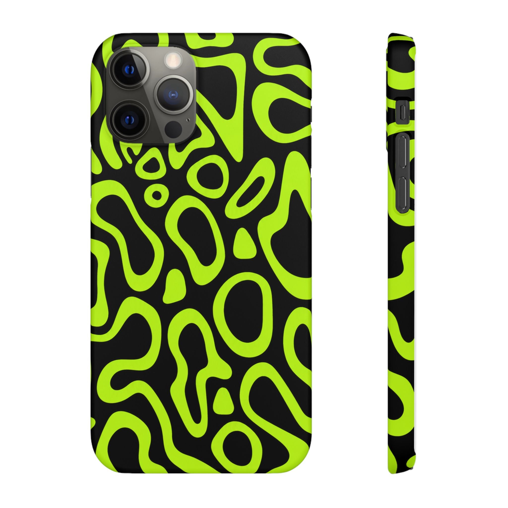 ZÖLD MINTÁS SAMSUNG IPHONE TOK