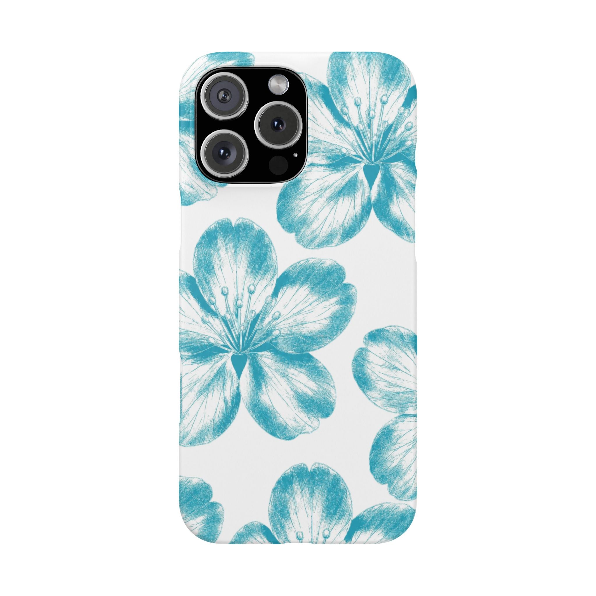 KÉK VIRÁGOK SAMSUNG IPHONE TOK