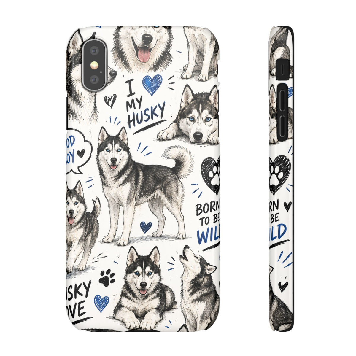 HUSKY MINTÁS IPHONE TOK.