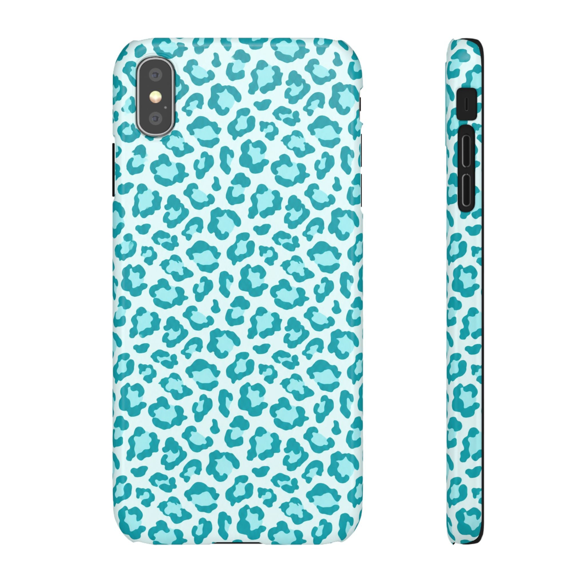 KÉK LEOPÁRDOS SAMSUNG IPHONE TOK