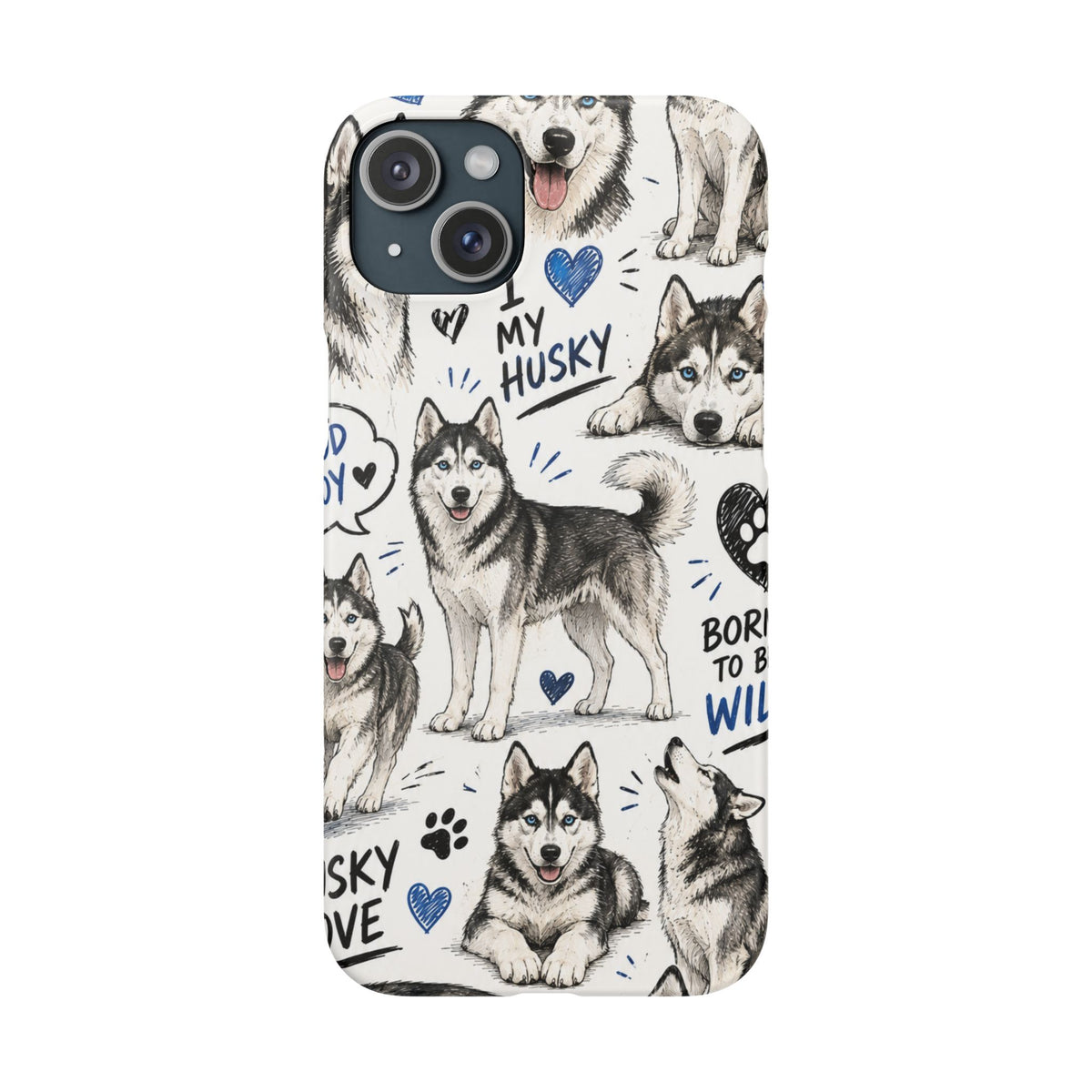 HUSKY MINTÁS IPHONE TOK