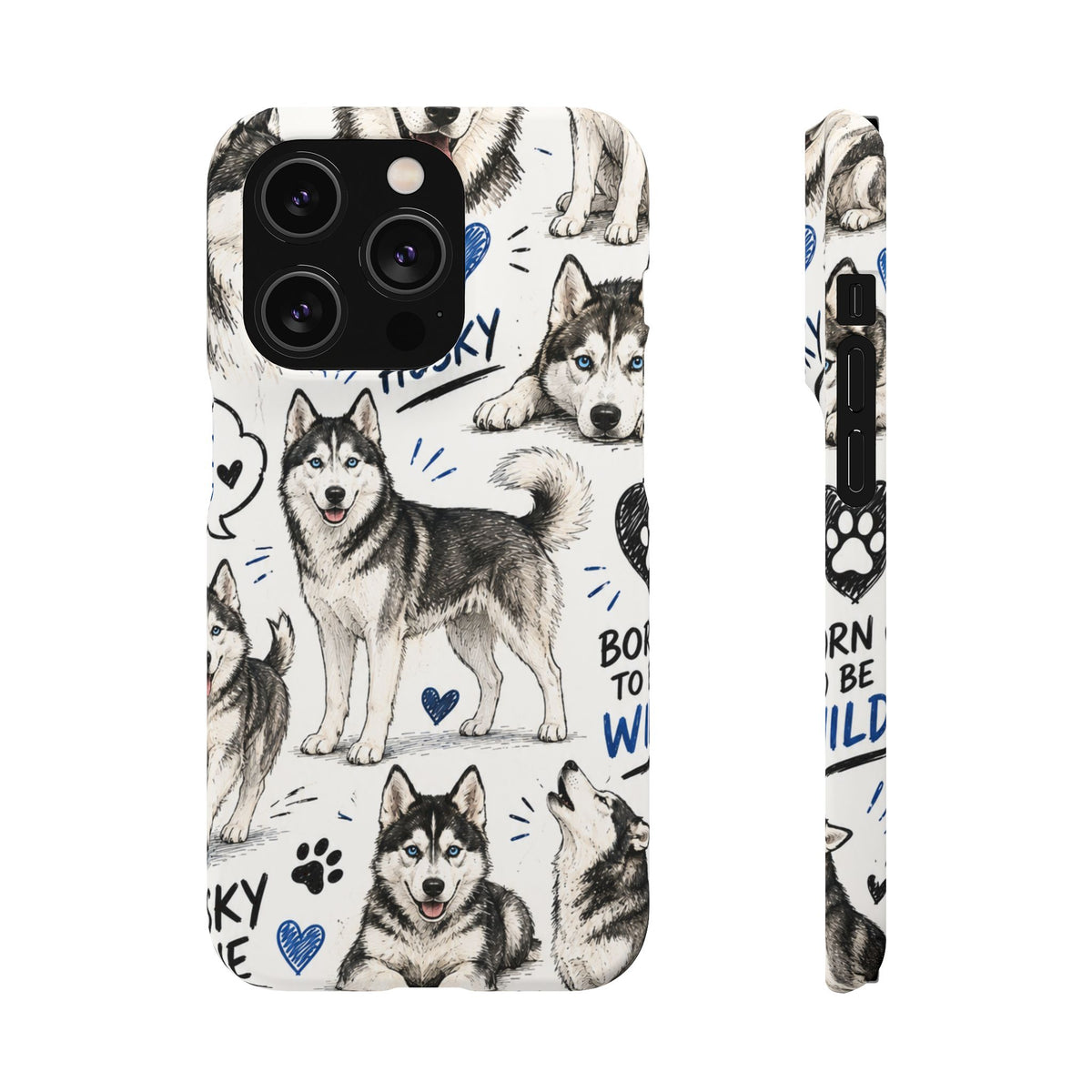 HUSKY MINTÁS IPHONE TOK