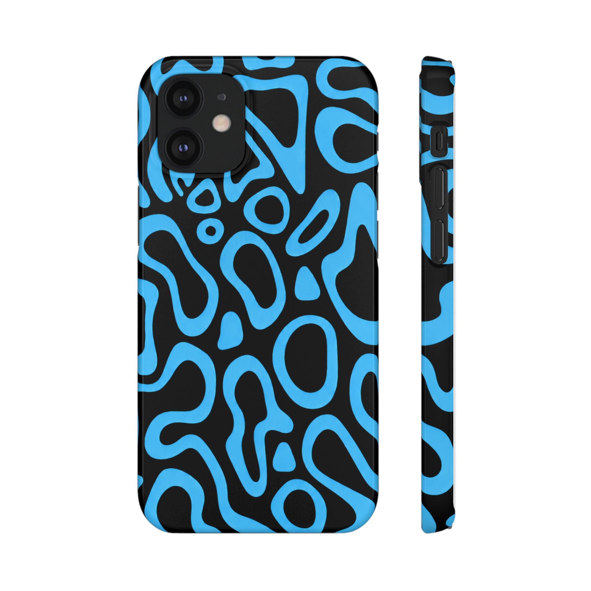 KÉK MINTÁS SAMSUNG IPHONE TOK