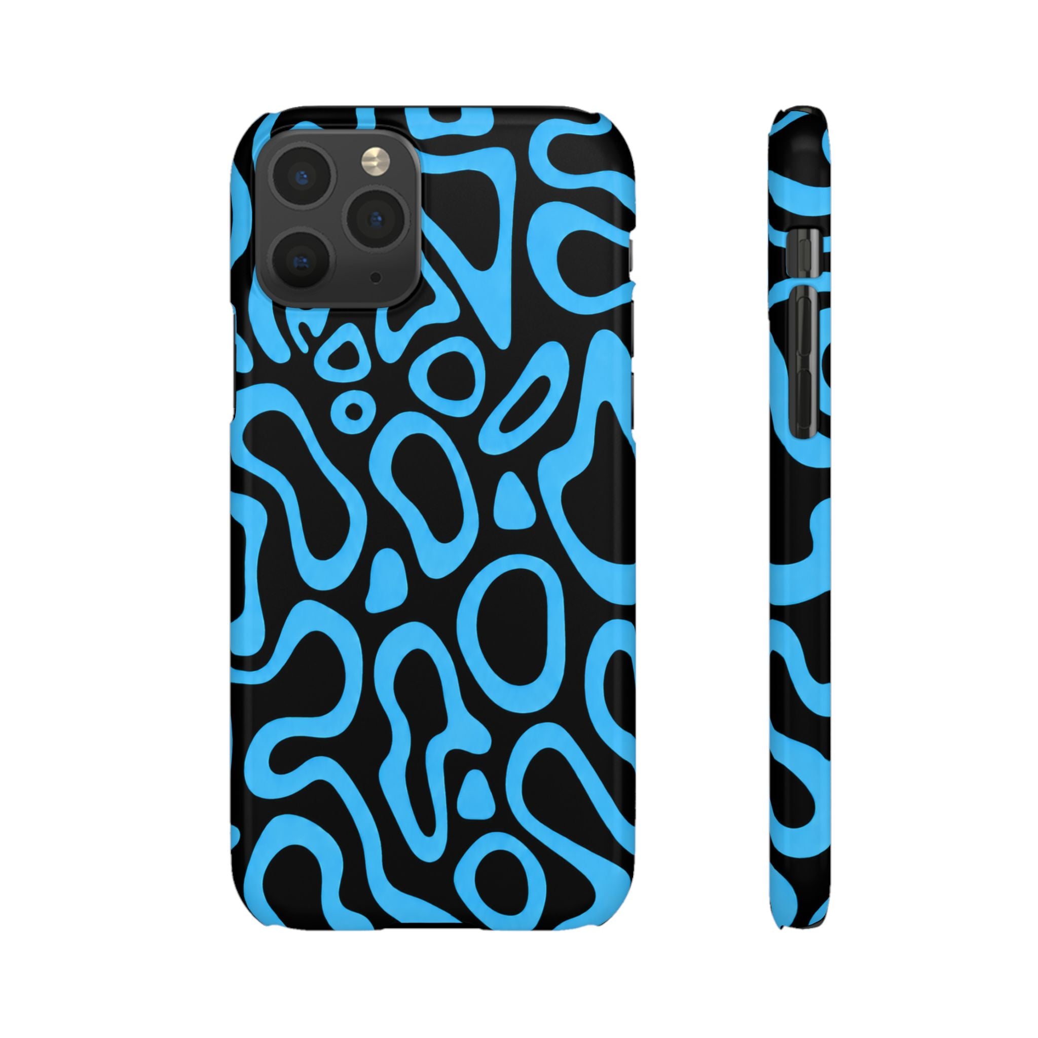 KÉK MINTÁS SAMSUNG IPHONE TOK