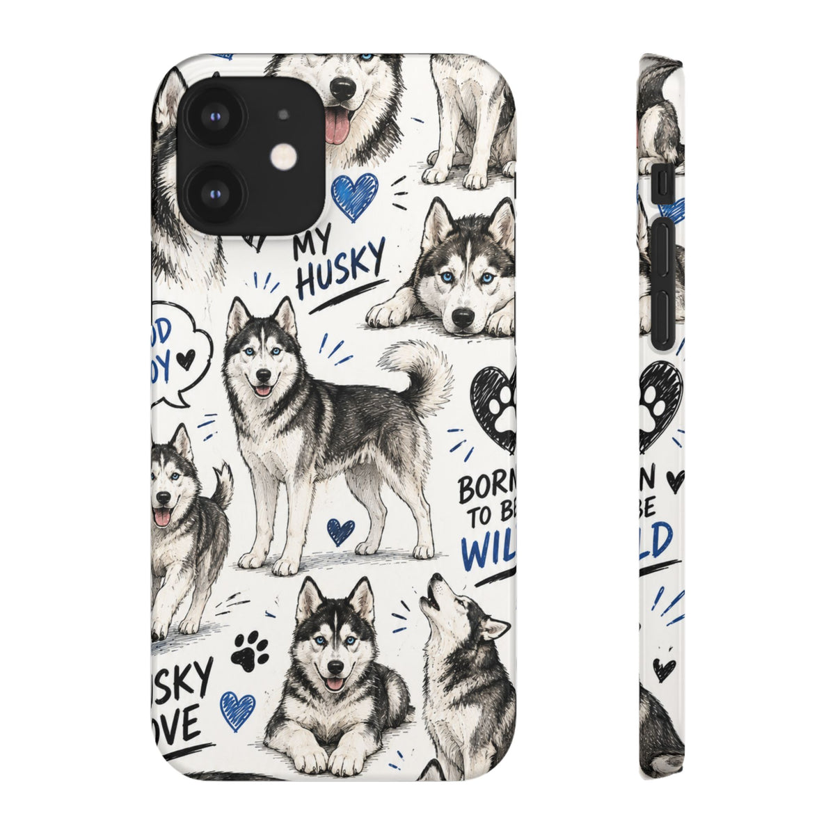 HUSKY MINTÁS IPHONE TOK