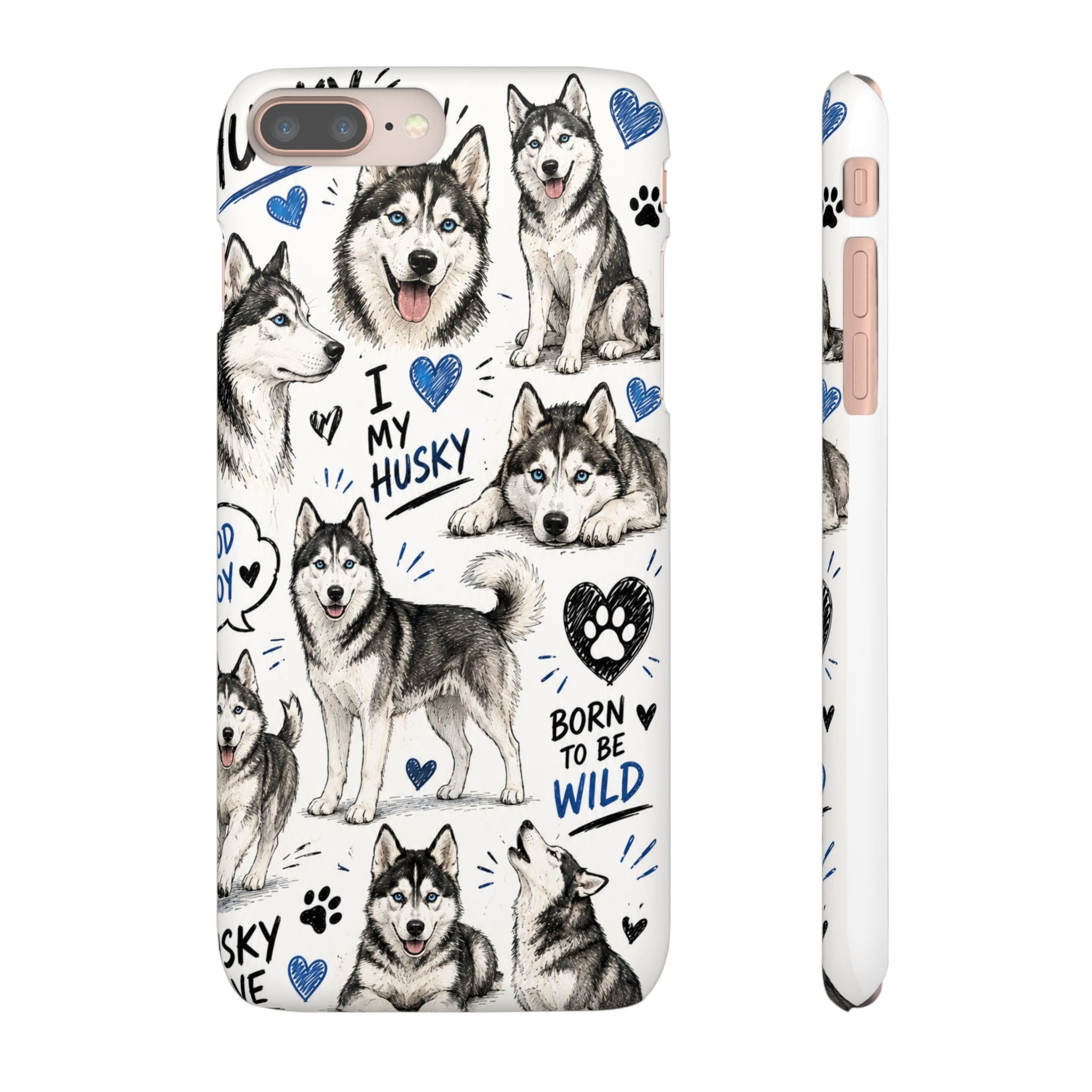 HUSKY MINTÁS IPHONE TOK.