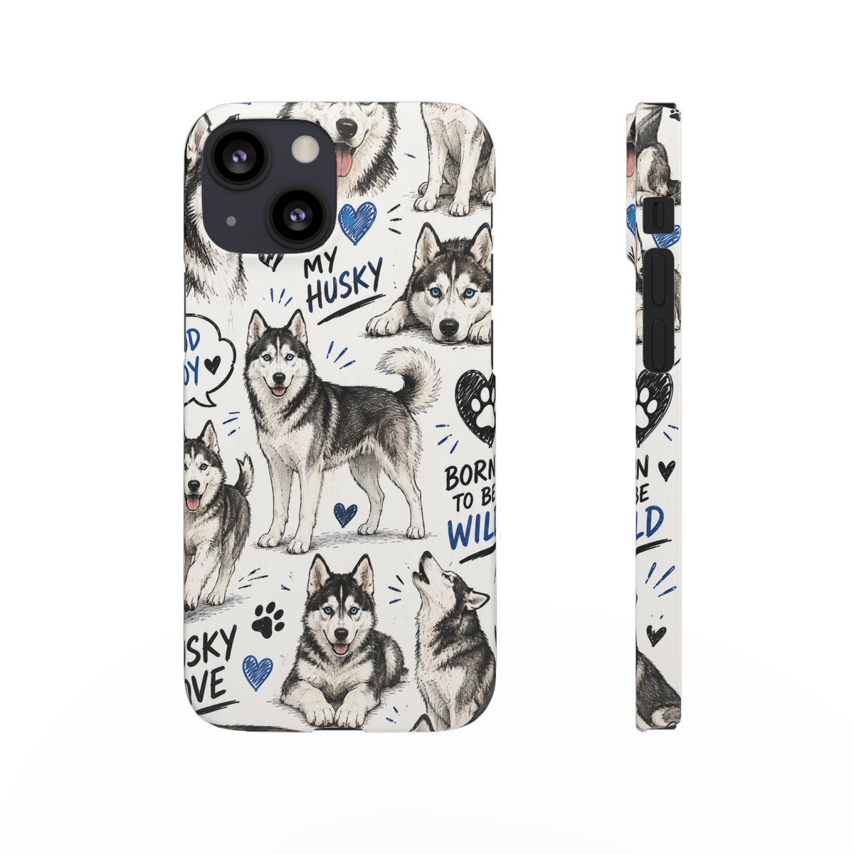 HUSKY MINTÁS IPHONE TOK