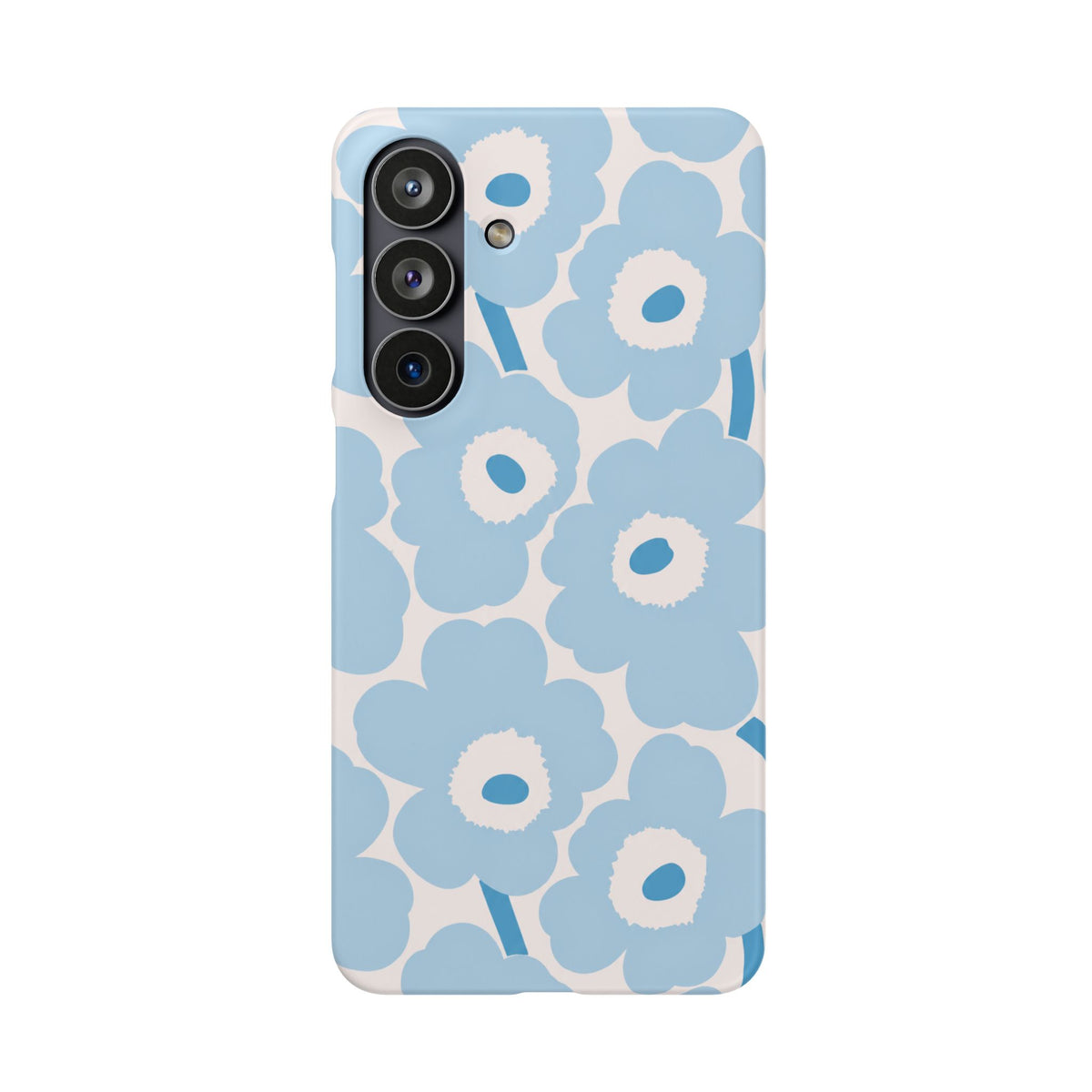 KÉK VIRÁGOS SAMSUNG IPHONE TOK