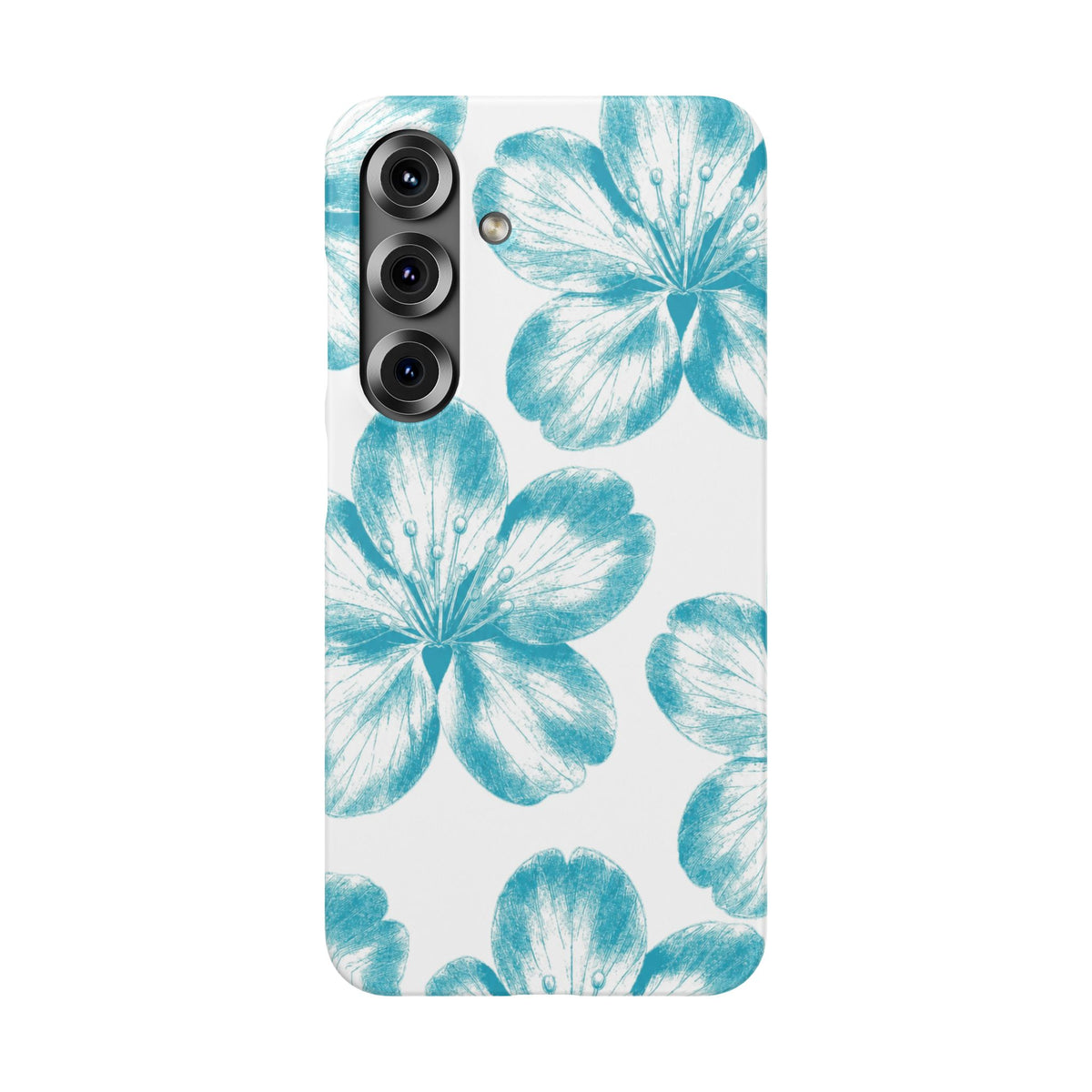KÉK VIRÁGOK SAMSUNG IPHONE TOK