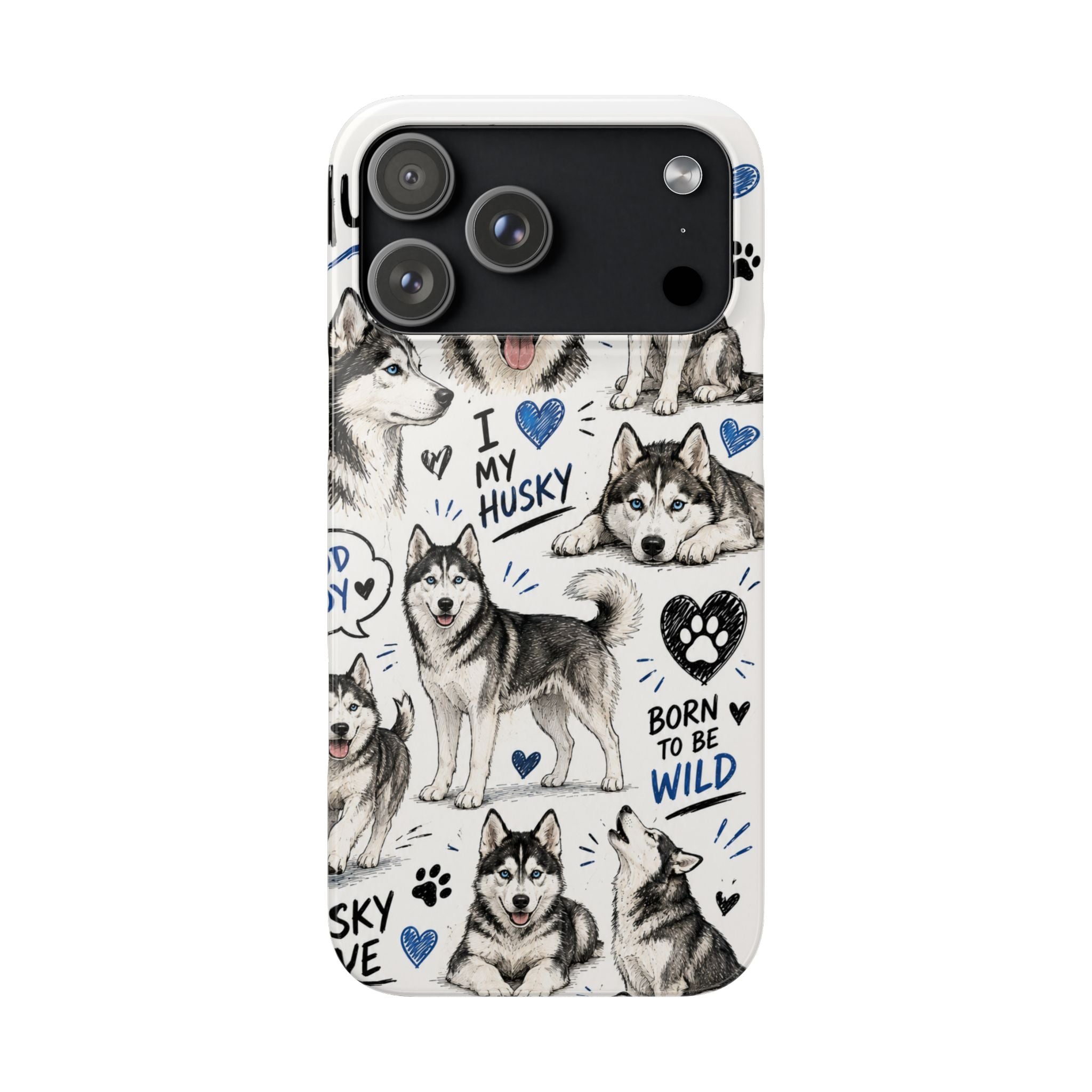 HUSKY MINTÁS IPHONE TOK