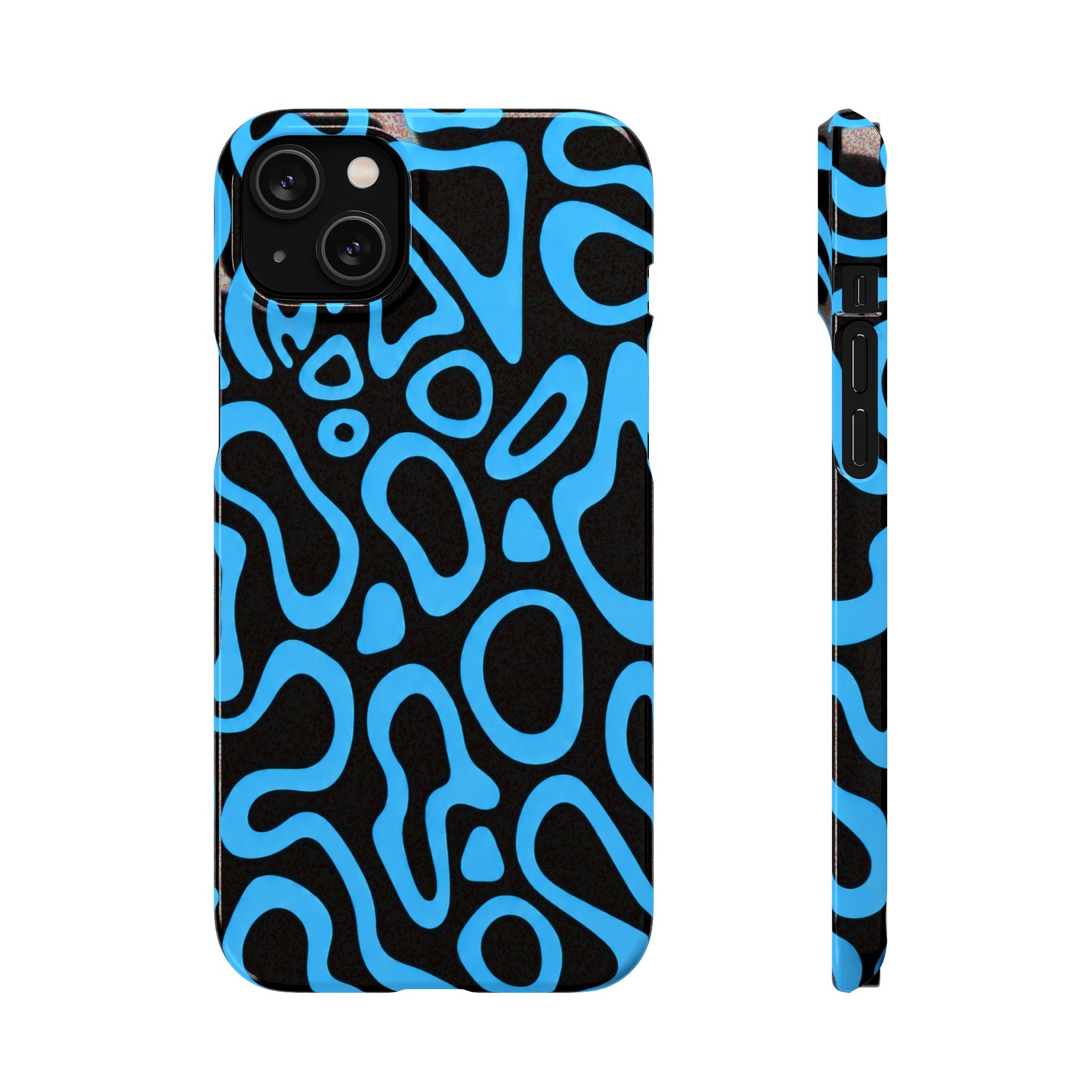 KÉK MINTÁS SAMSUNG IPHONE TOK